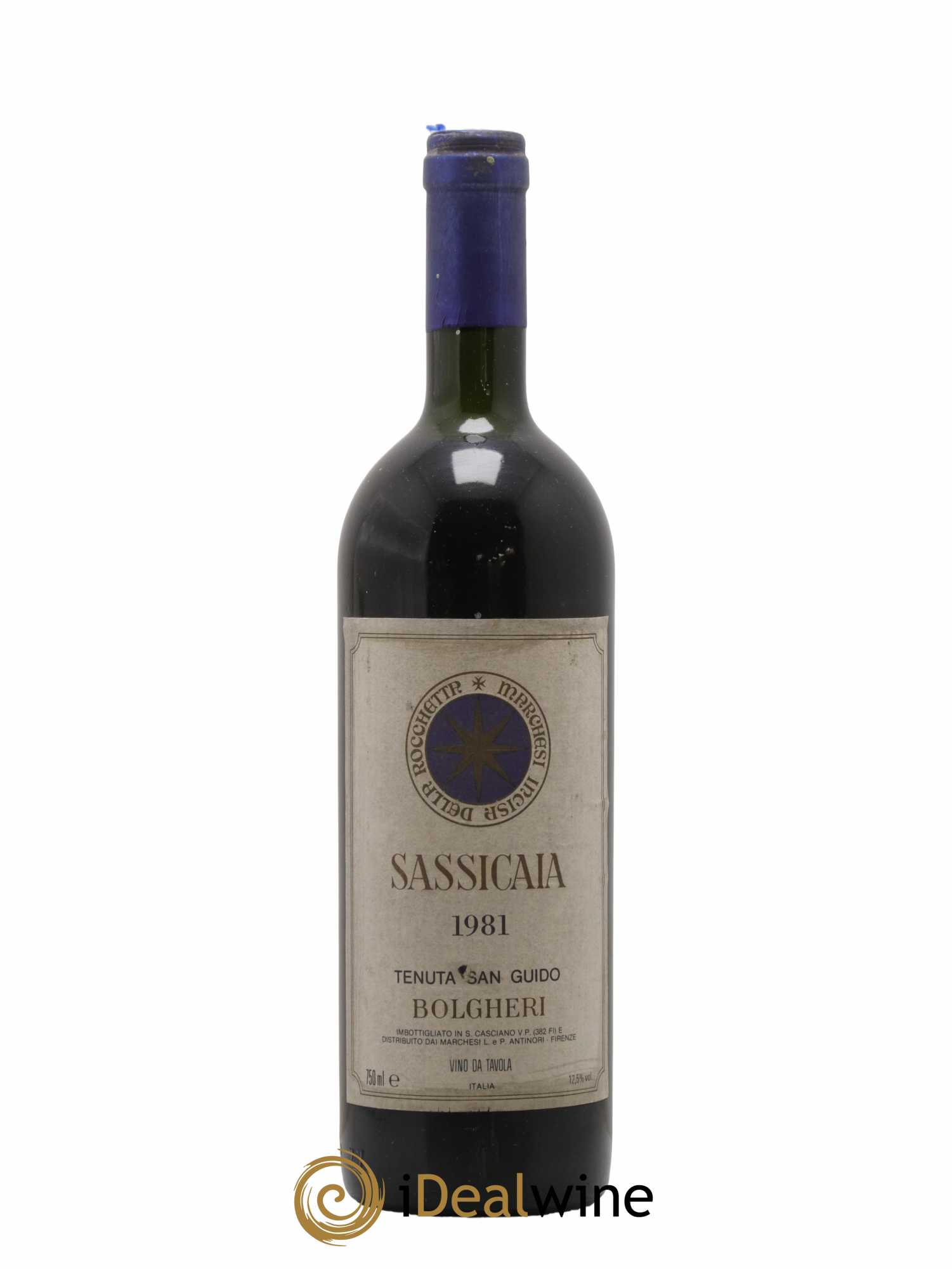 Bolgheri DOC Sassicaia Tenuta San Guido Riserva 1981 - Lotto di 1 bottiglia - 0