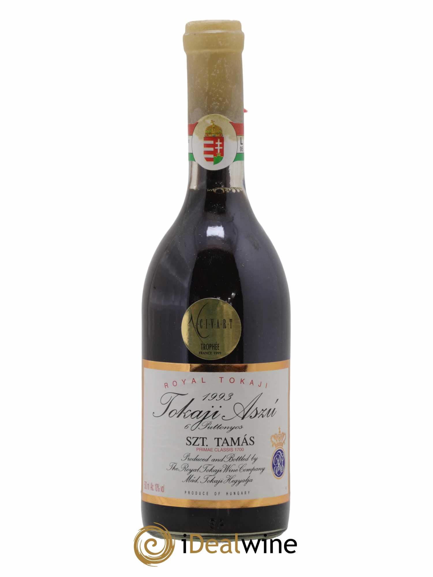 Tokaji Aszu 6 Puttonyos Szt Tamas Royal 50cl 1993 - Lotto di 1 bottiglia - 0