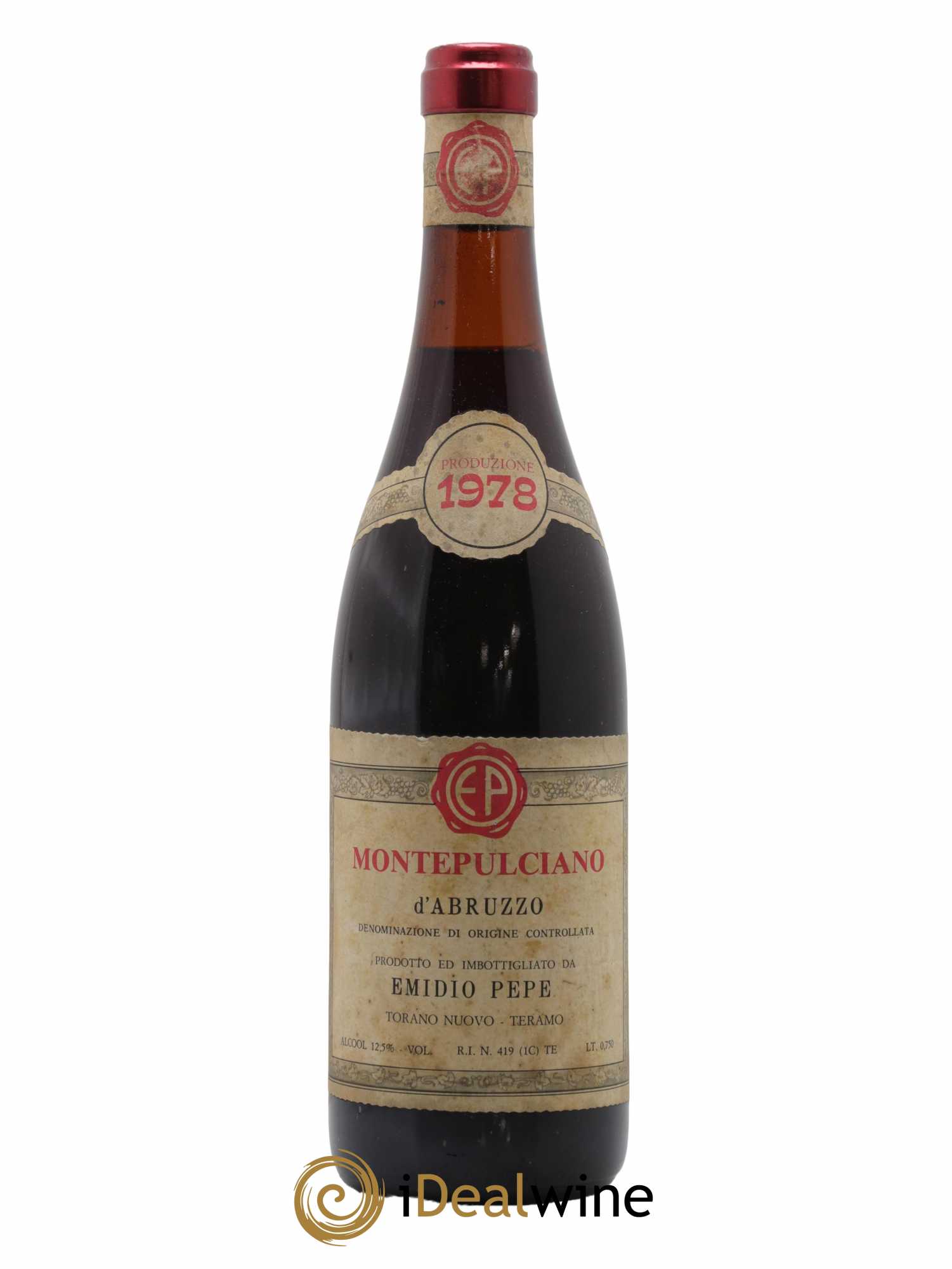 Montepulciano d'Abruzzo DOC Emidio Pepe 1978 - Lot de 1 bouteille - 0