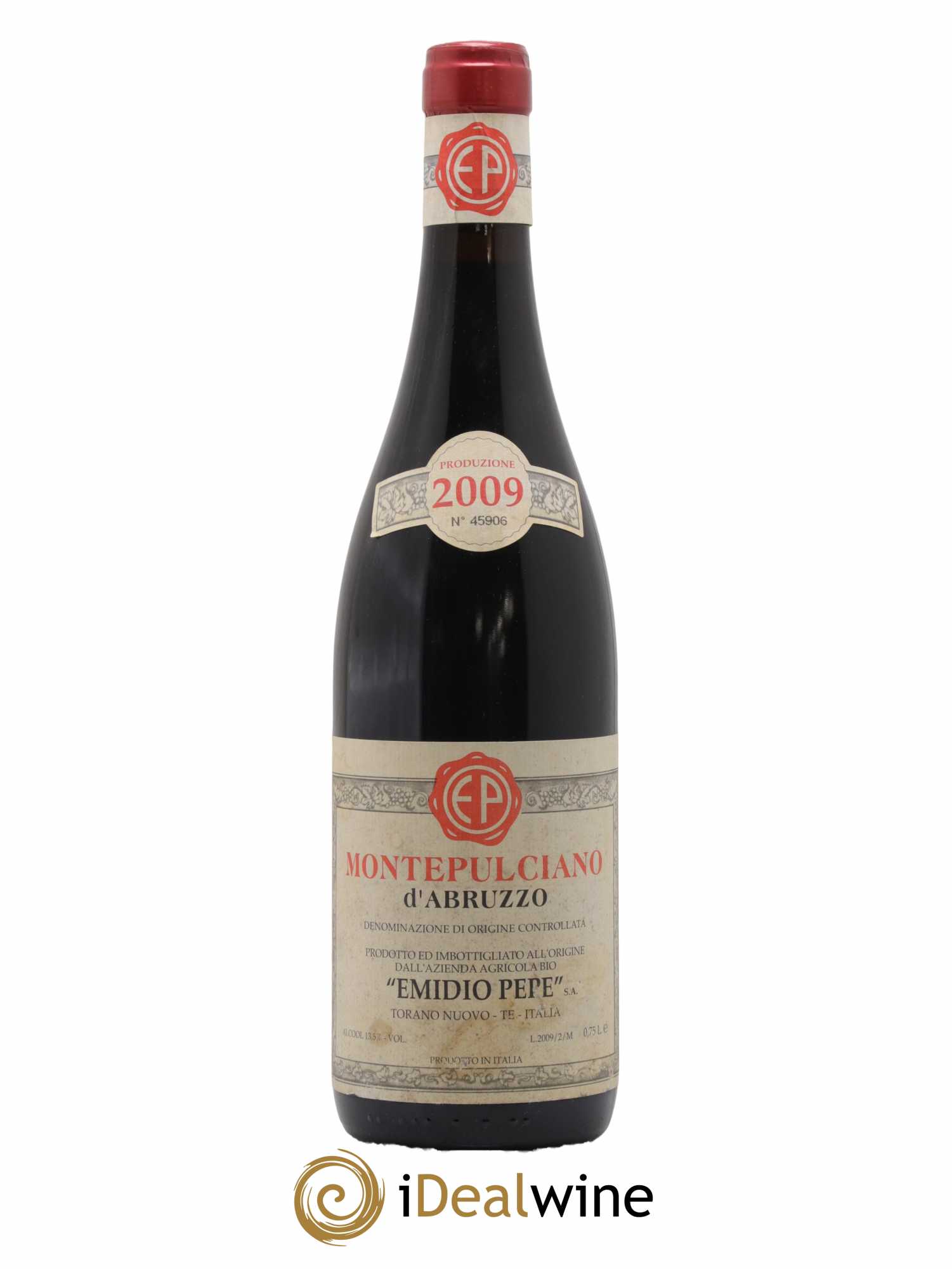Montepulciano d'Abruzzo DOC Emidio Pepe 2009 - Lot de 1 bouteille - 0