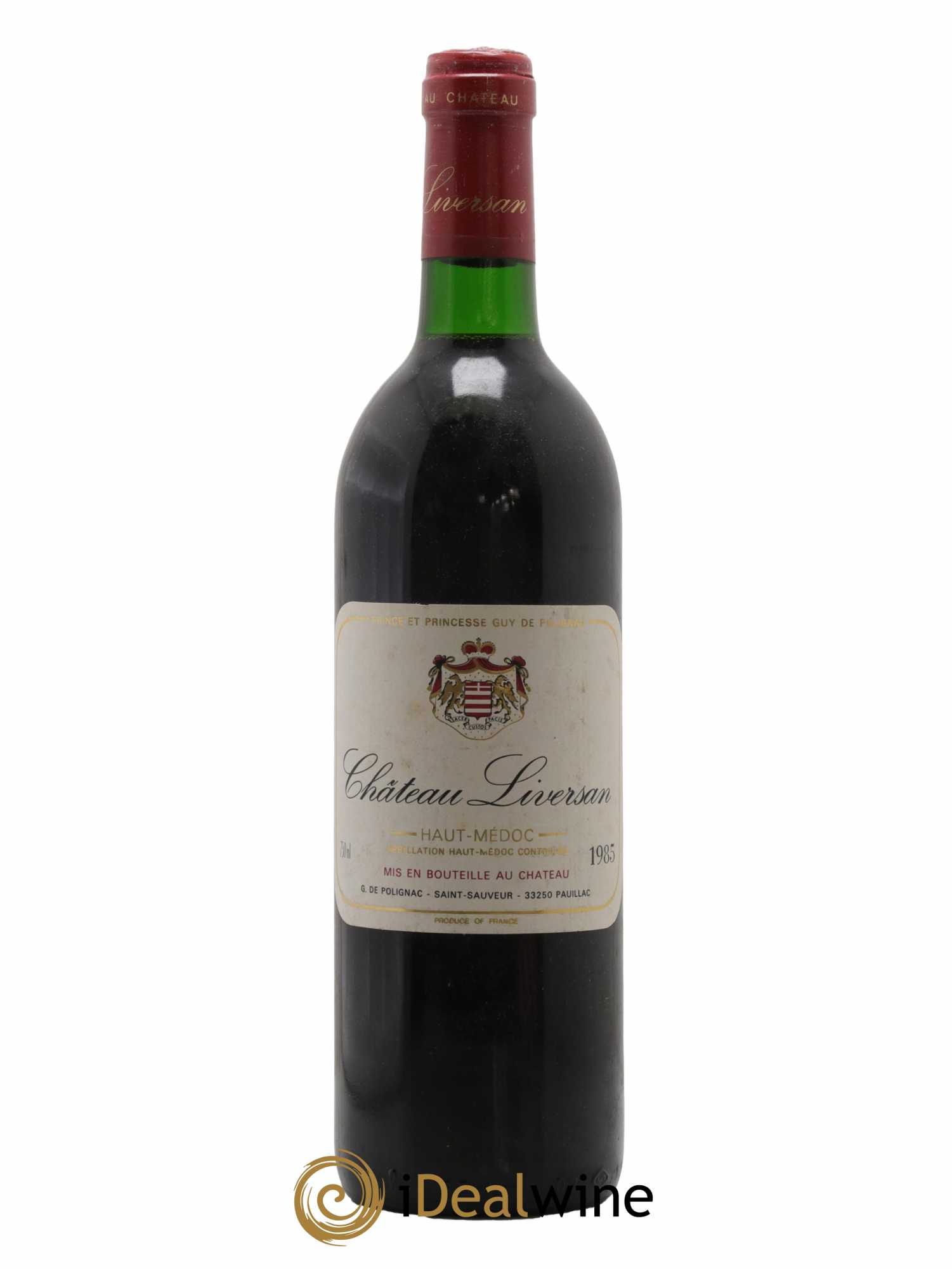 Château Liversan Cru Bourgeois 1985 - Lot de 1 bouteille - 0