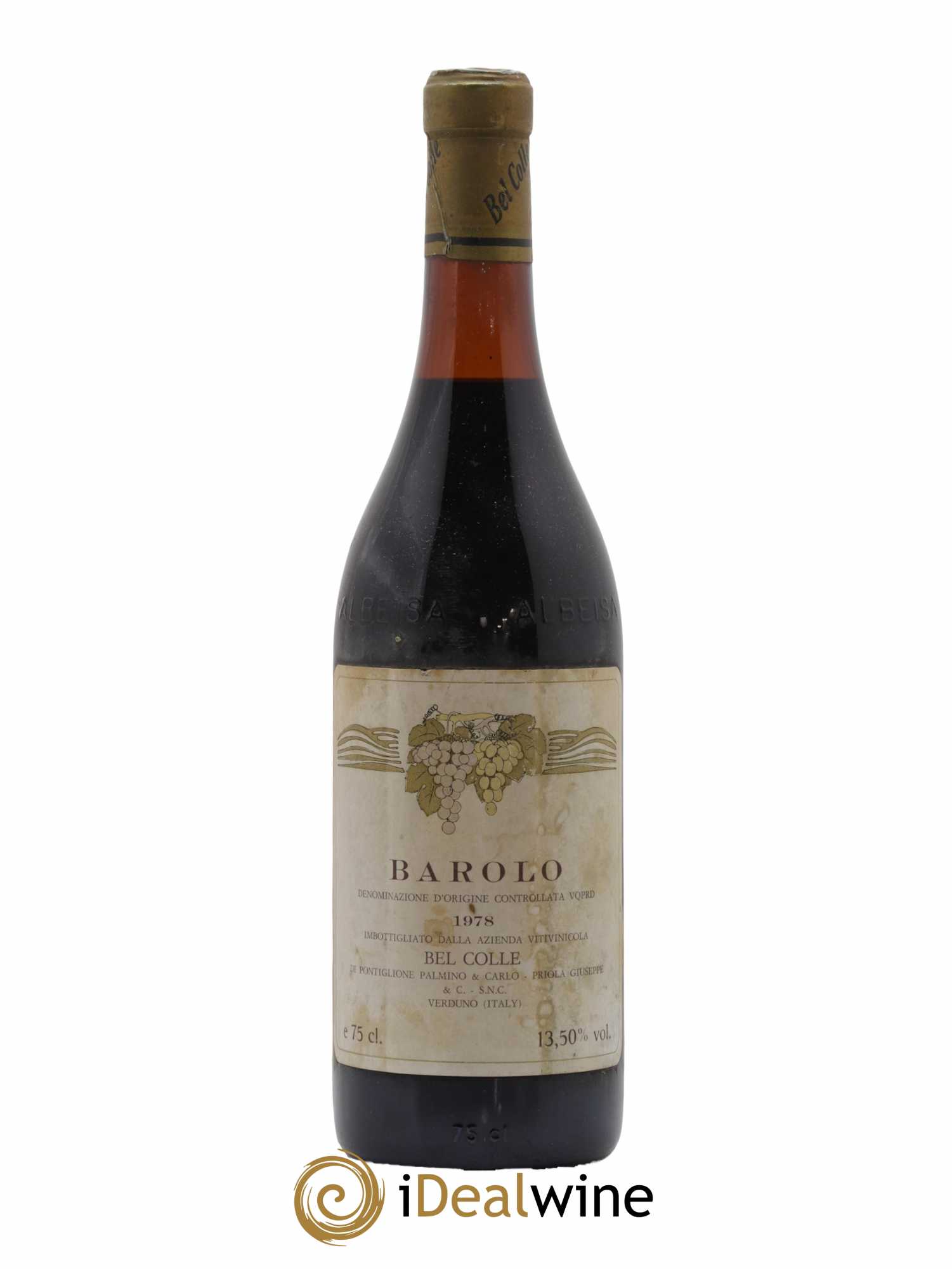 Barolo Bel Colle 1978 - Lot de 1 bouteille - 0