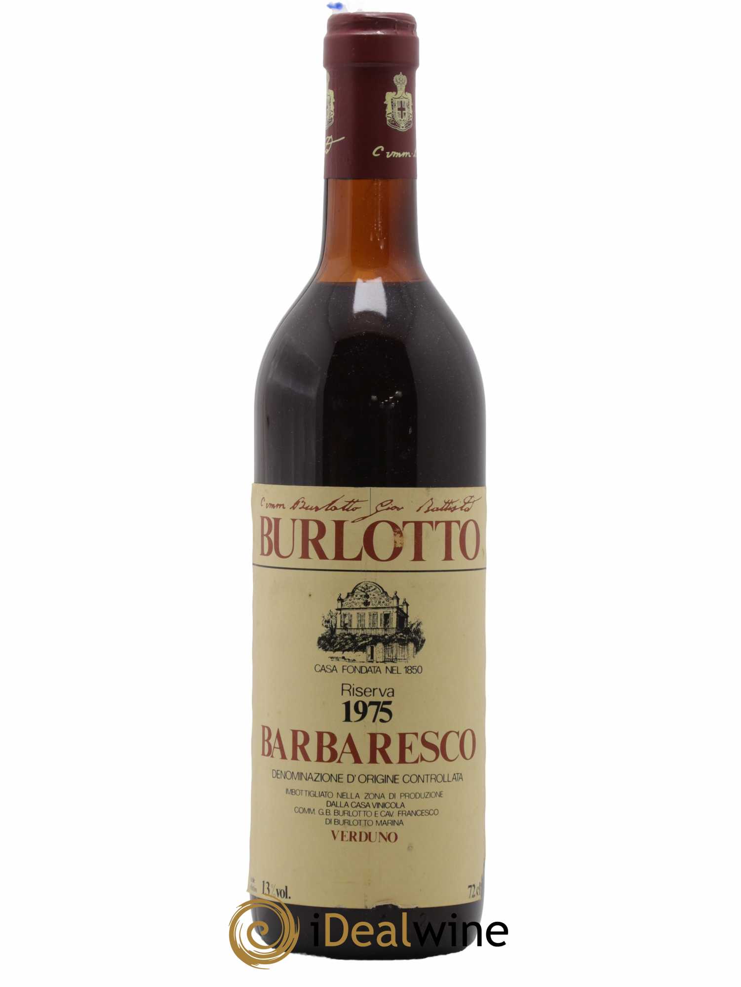 Barbaresco DOCG Riserva Burlotto 1975 - Posten von 1 Flasche - 0