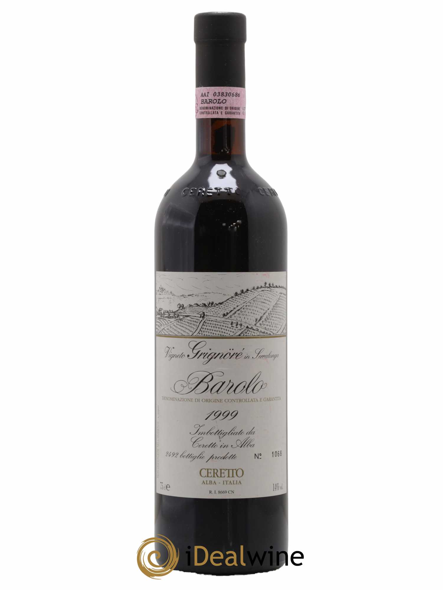 Barolo Grignore Ceretto 1999 - Lot de 1 bouteille - 0