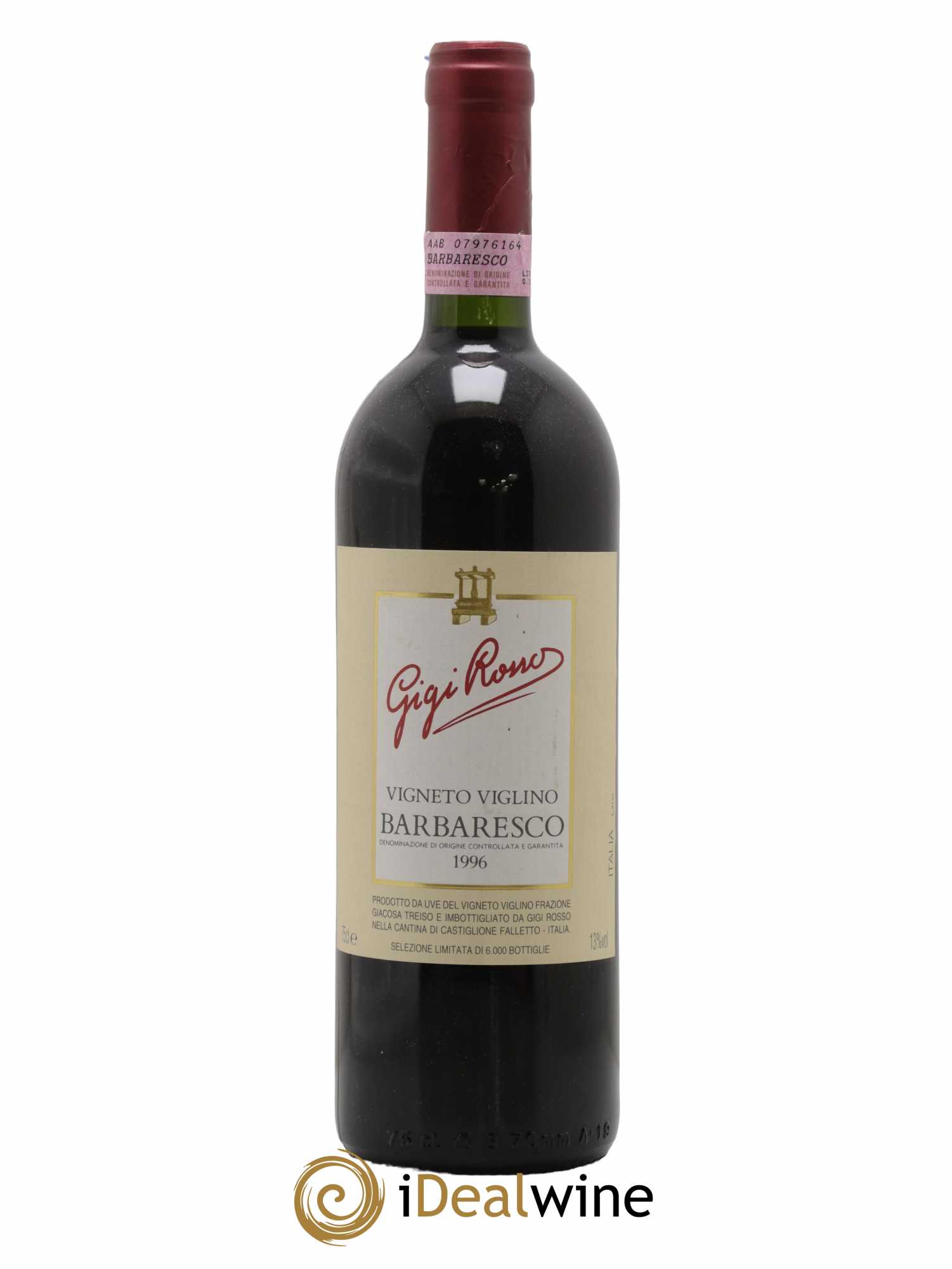Barbaresco DOCG Viglino Rosso Gigi 1996 - Lot de 1 bouteille - 0