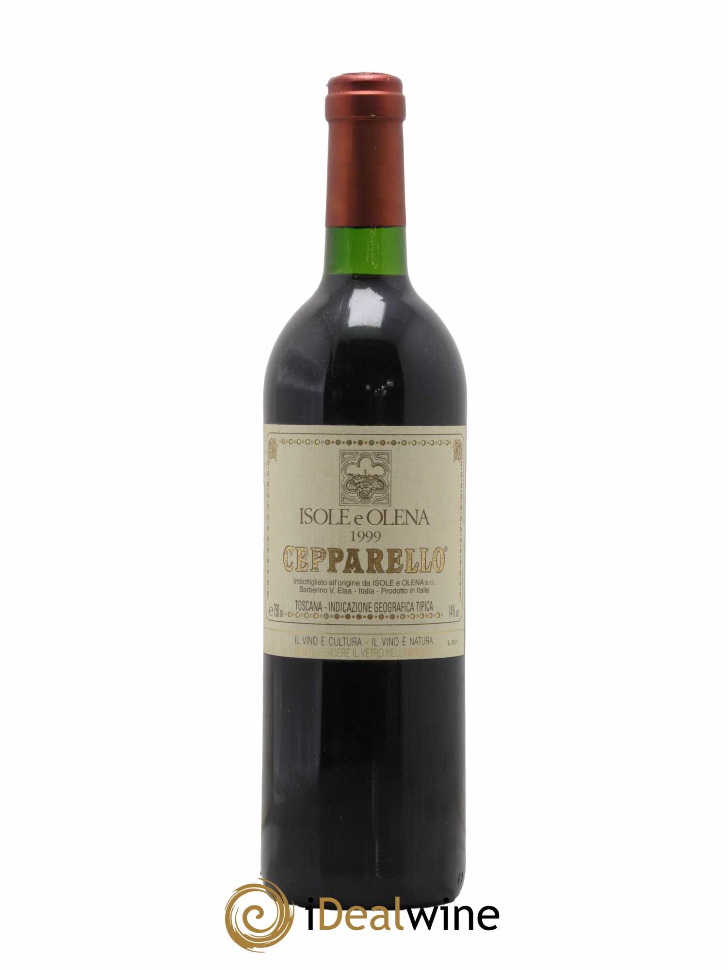 Toscana IGT Cepparello Isole e olena 1999 - Lot de 1 bouteille - 0