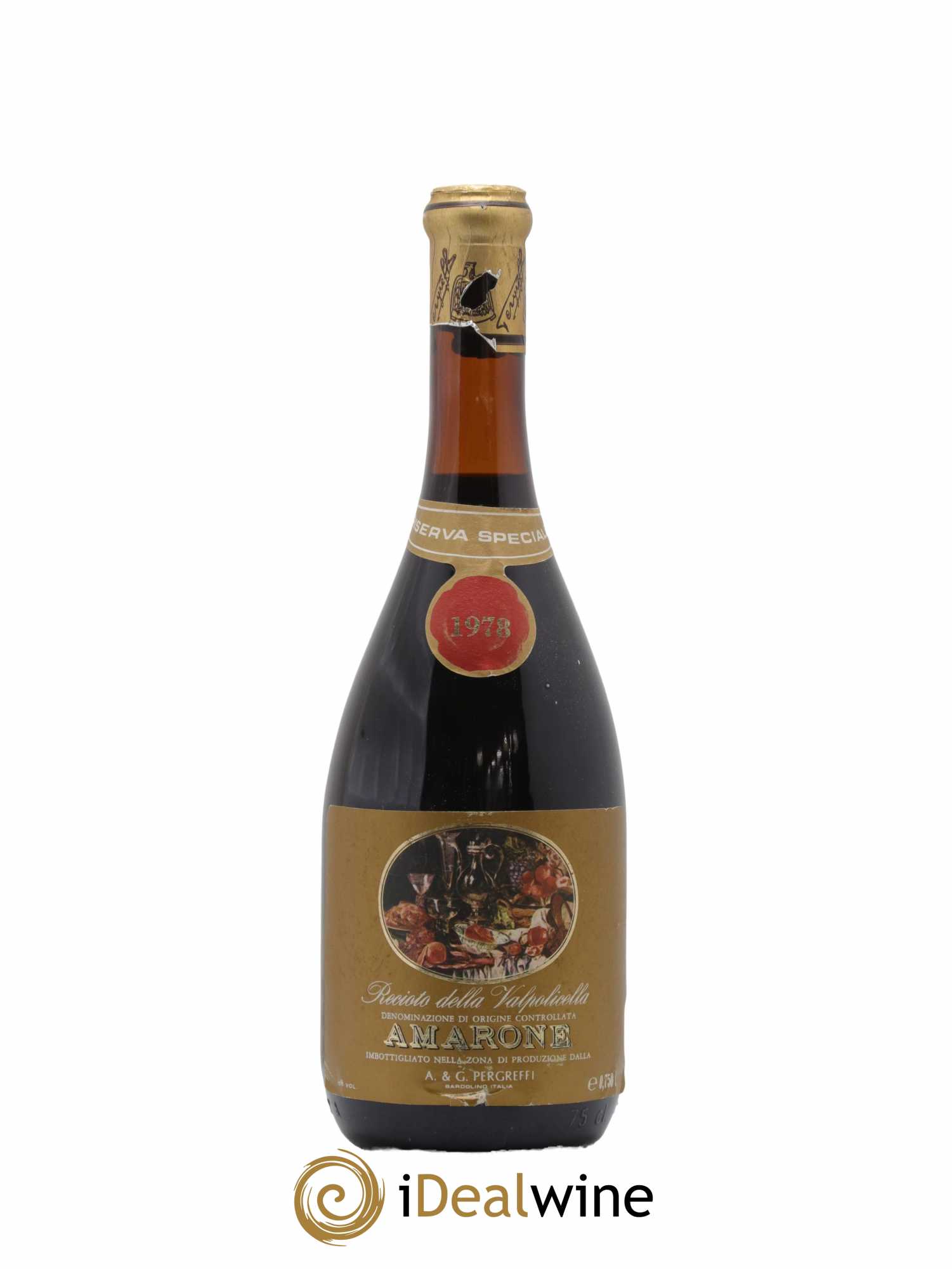 Amarone della Valpolicella DOC Recioto Riserva Speciale Pergreffi 1978 - Lot de 1 bouteille - 0