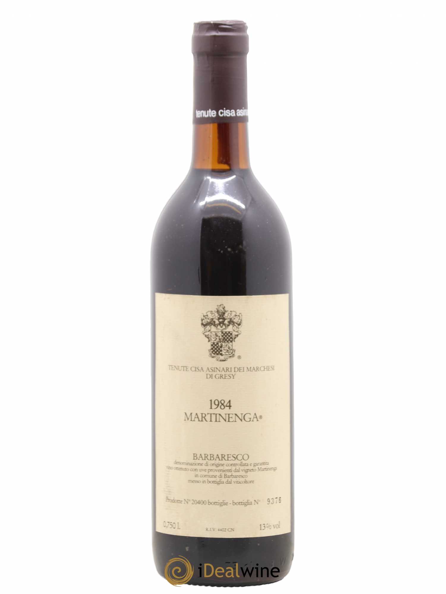 Barbaresco DOCG Martinenga Marchesi di Gresy 1984 - Posten von 1 Flasche - 0