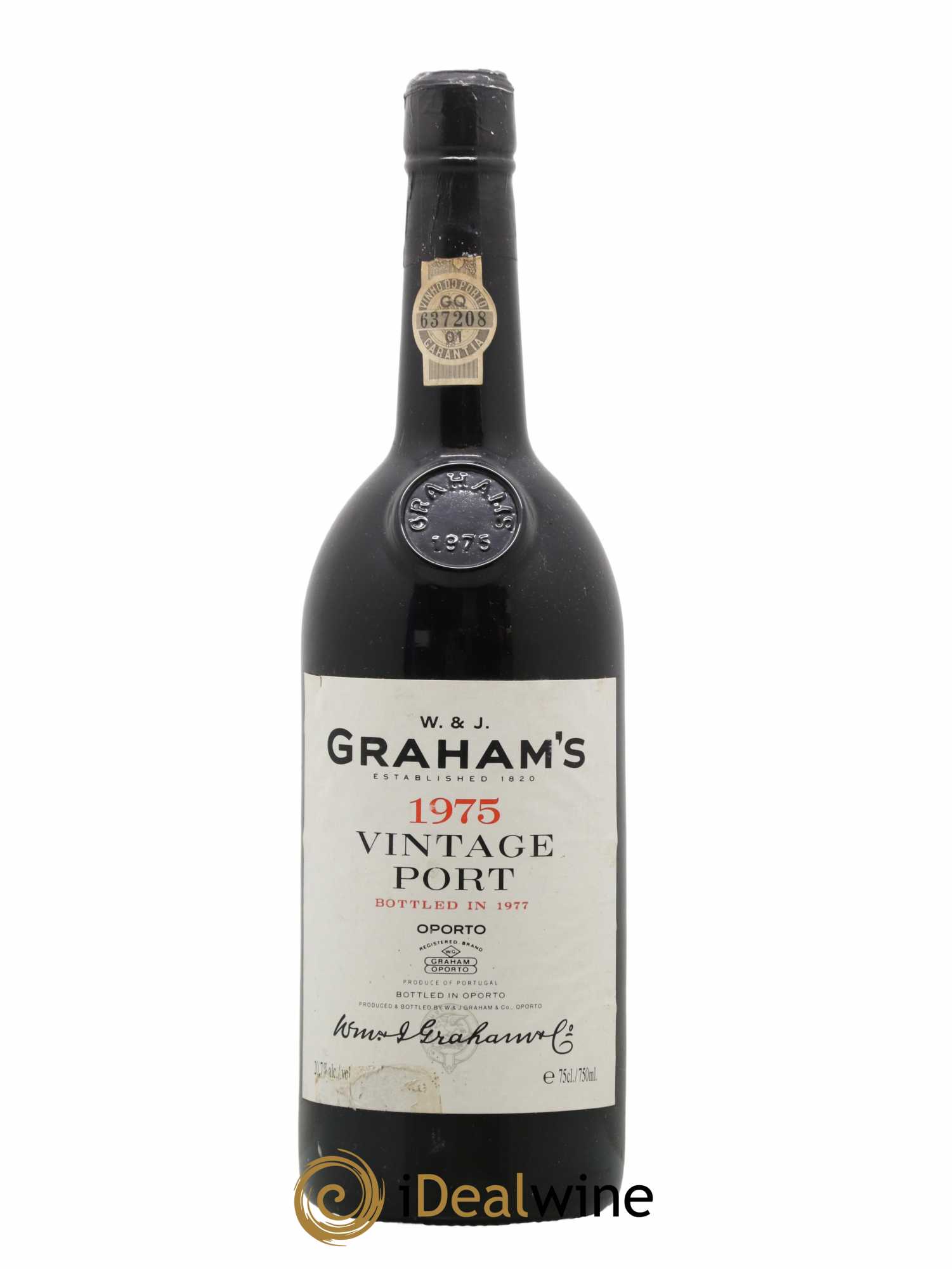 Porto W&J Graham' Vintage 1975 - Lot de 1 bouteille - 0