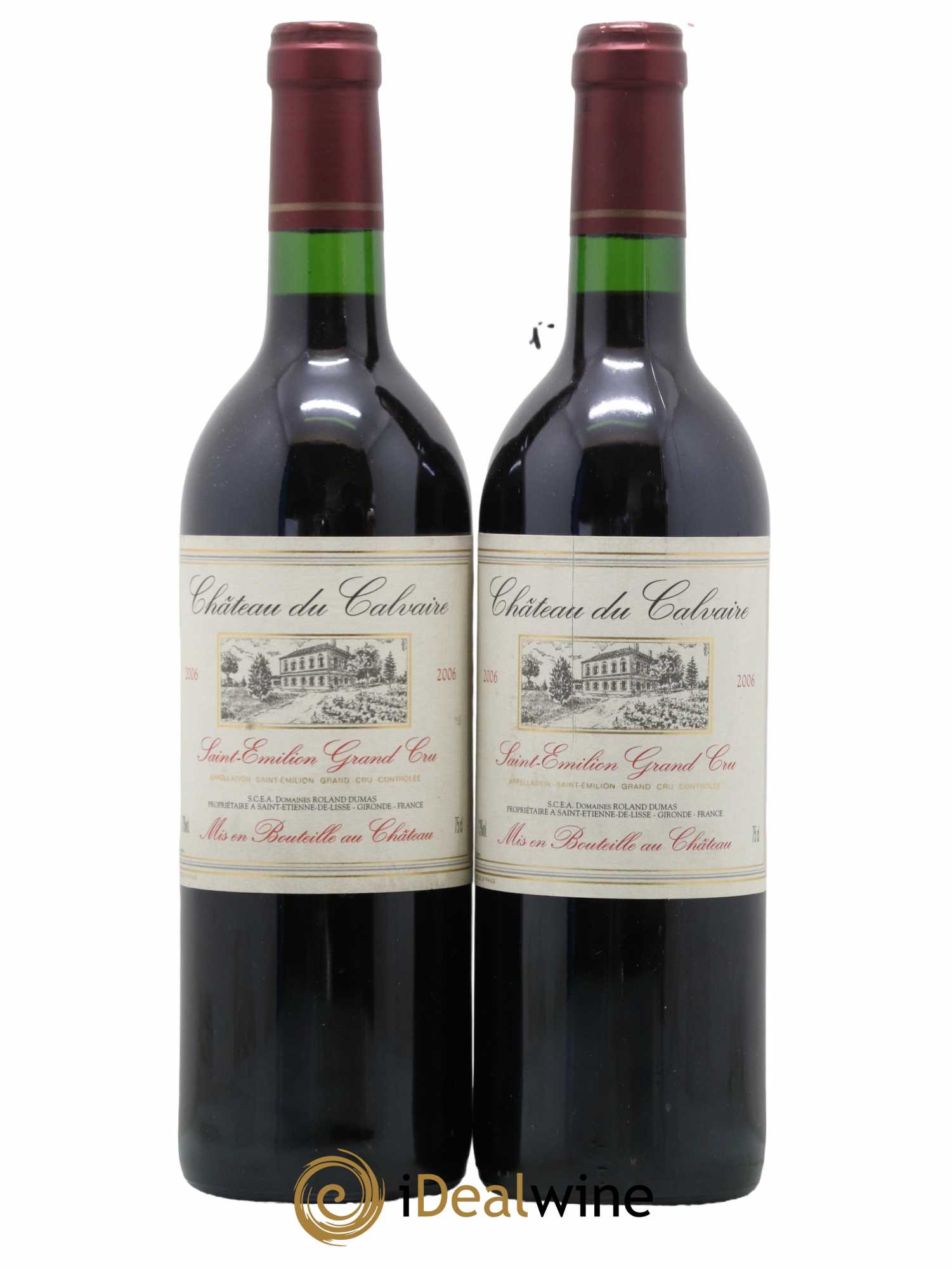 Saint-Émilion Grand Cru Château du Calvaire 2006 - Lot de 2 bouteilles - 0
