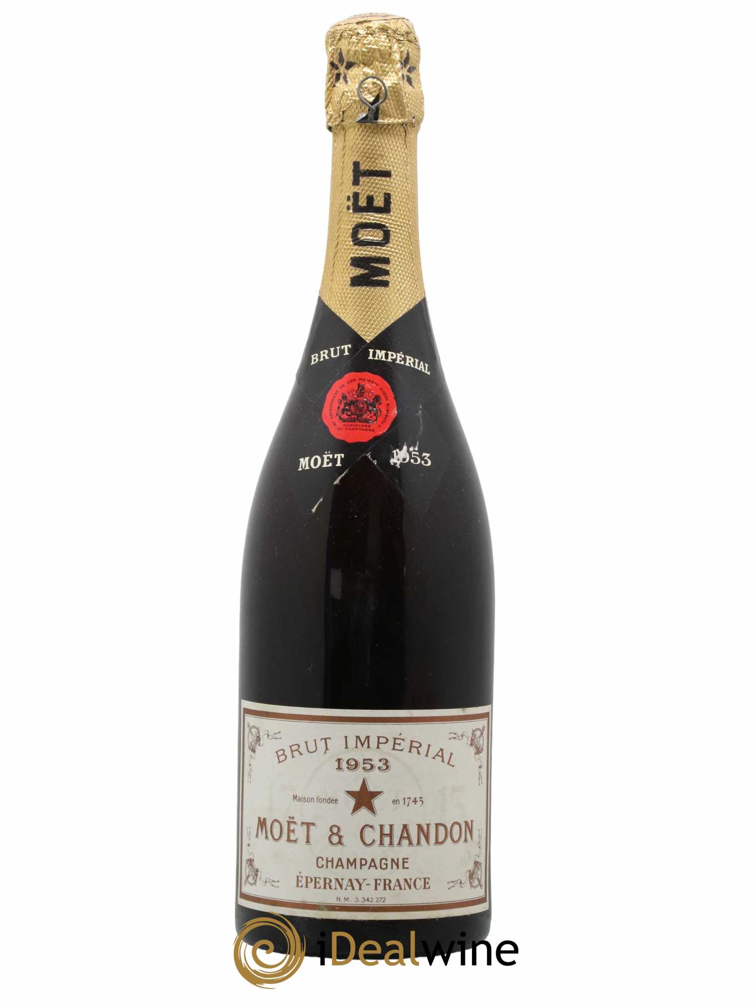 Impérial Brut Moët et Chandon 1953 - Lot de 1 bouteille - 0