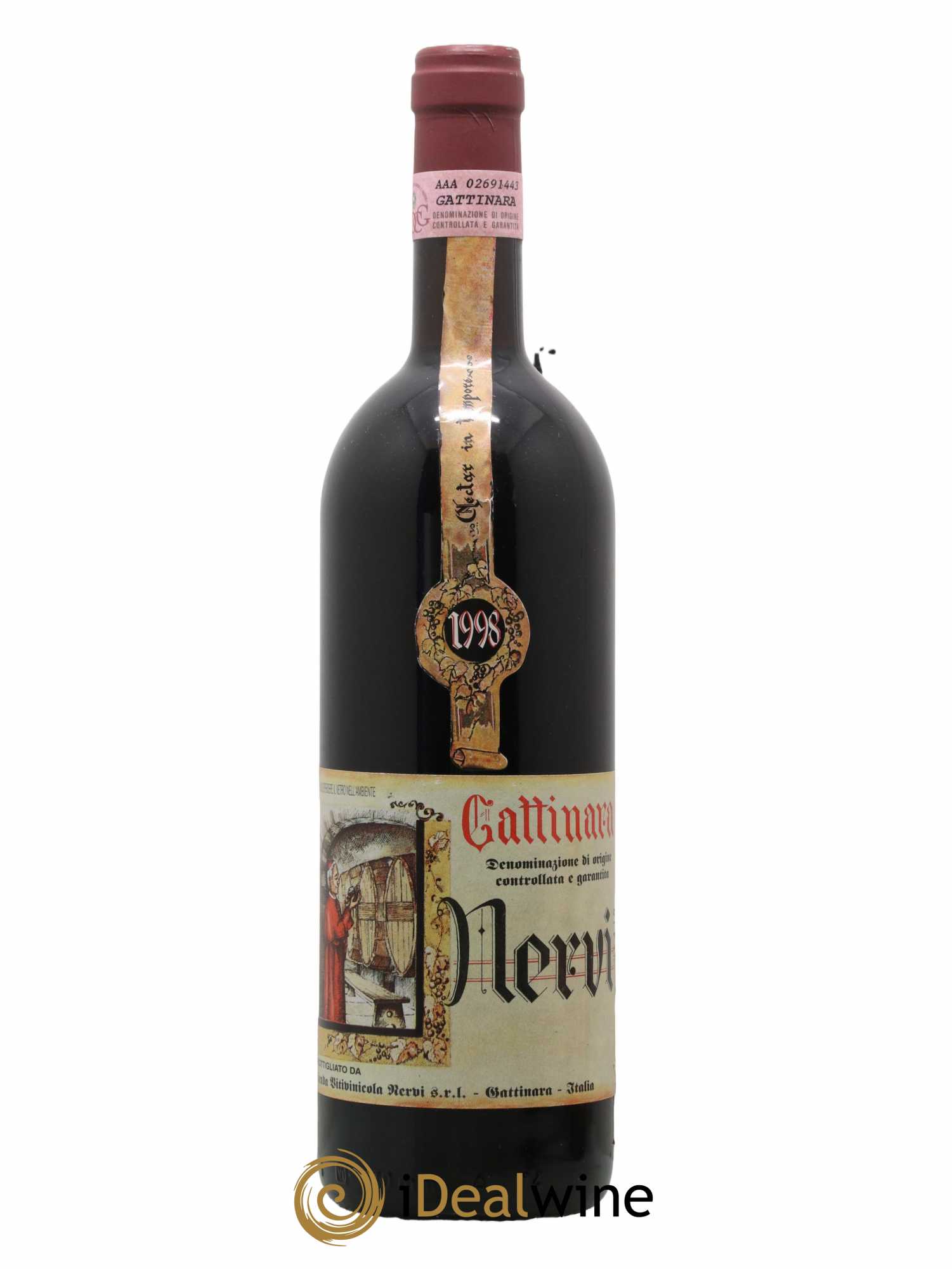 Gattinara DOCG Luigi Nervi 1998 - Lot de 1 bouteille - 0