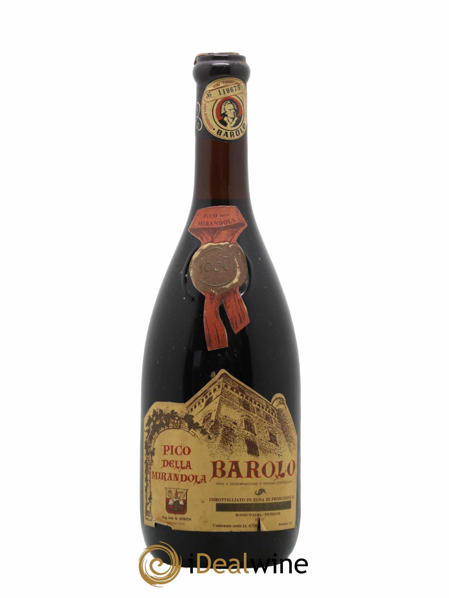 Barolo Pico Della Mirandola 1967 - Lot de 1 bouteille - 0