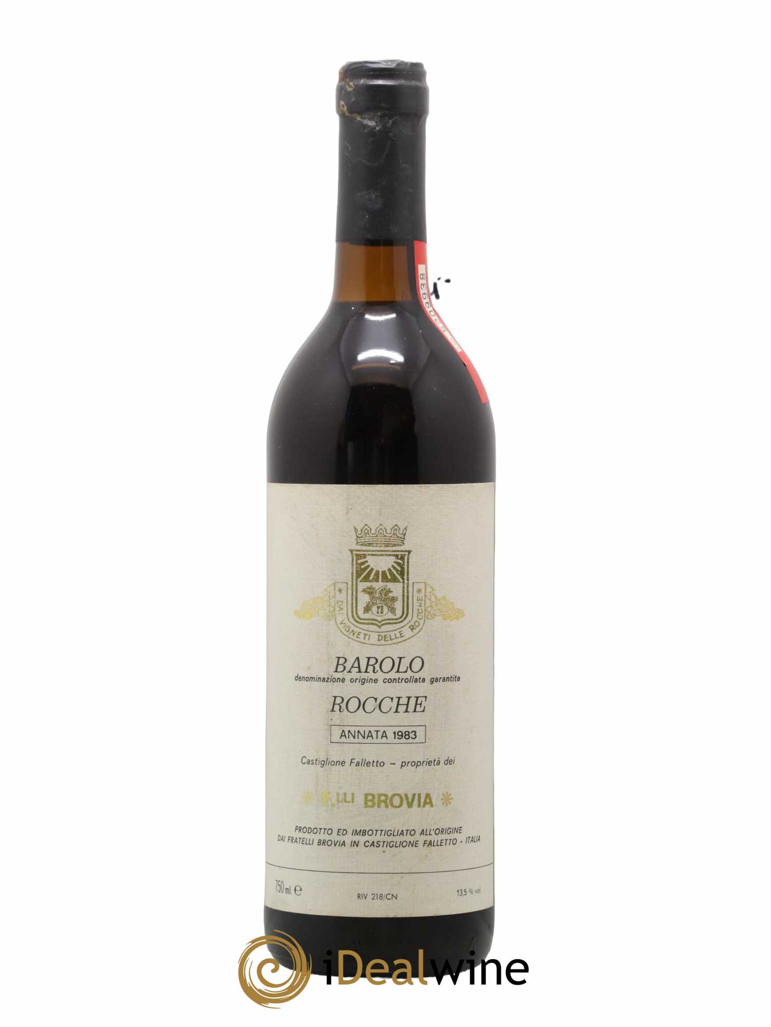 Barolo Rocche di Castiglione Brovia 1983 - Lot de 1 bouteille - 0