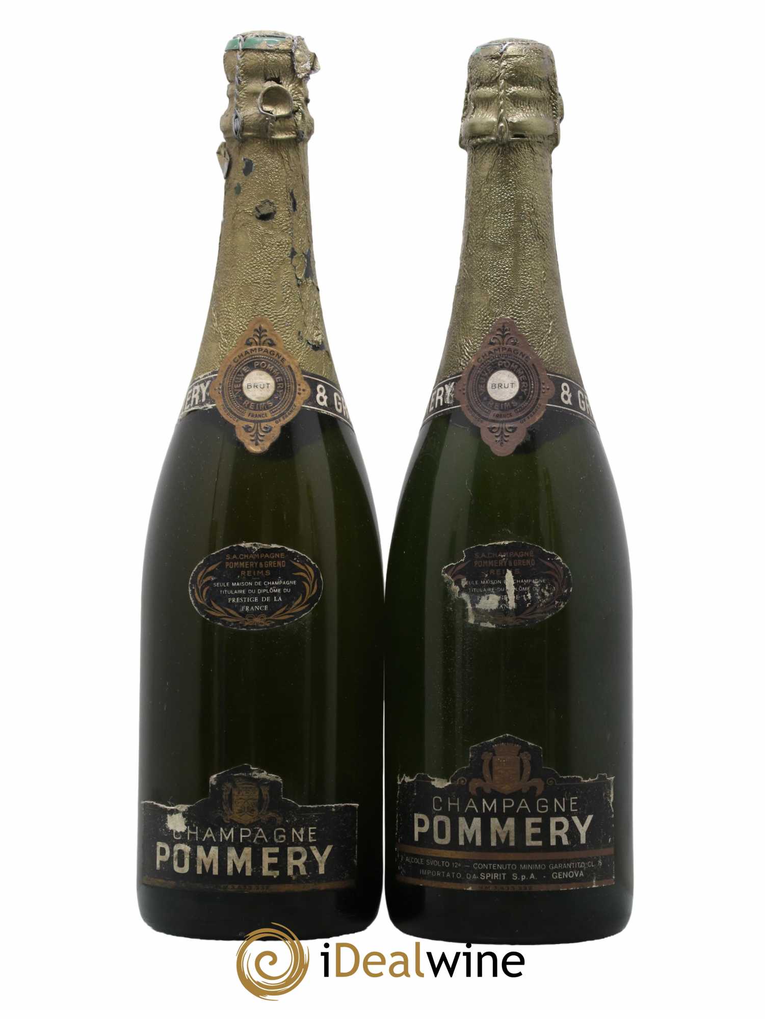 Brut Pommery - Lot de 2 bouteilles - 0