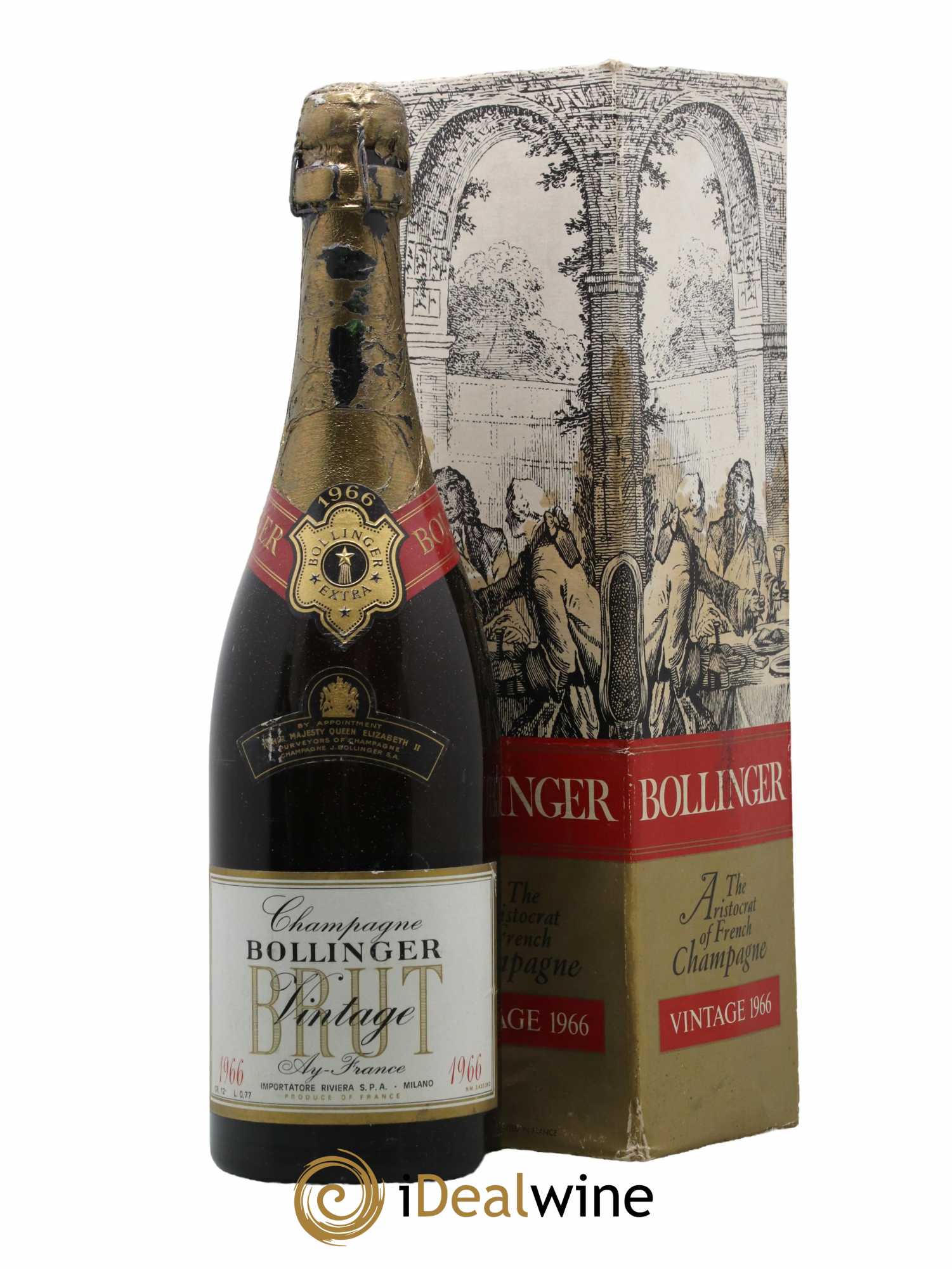 Vintage Bollinger 1966 - Lot de 1 bouteille - 0