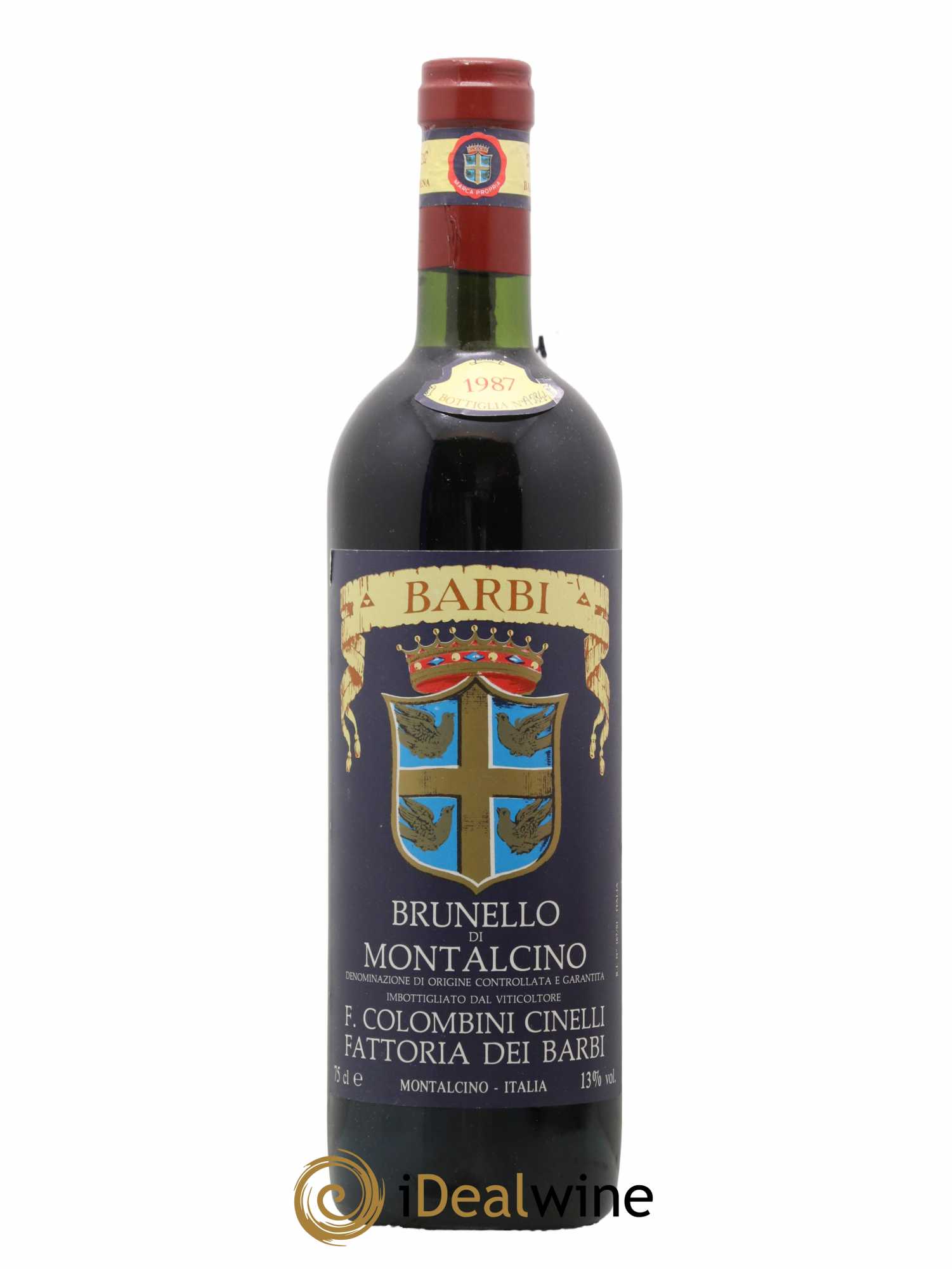 Brunello di Montalcino Fattoria dei Barbi 1987 - Lot de 1 bouteille - 0