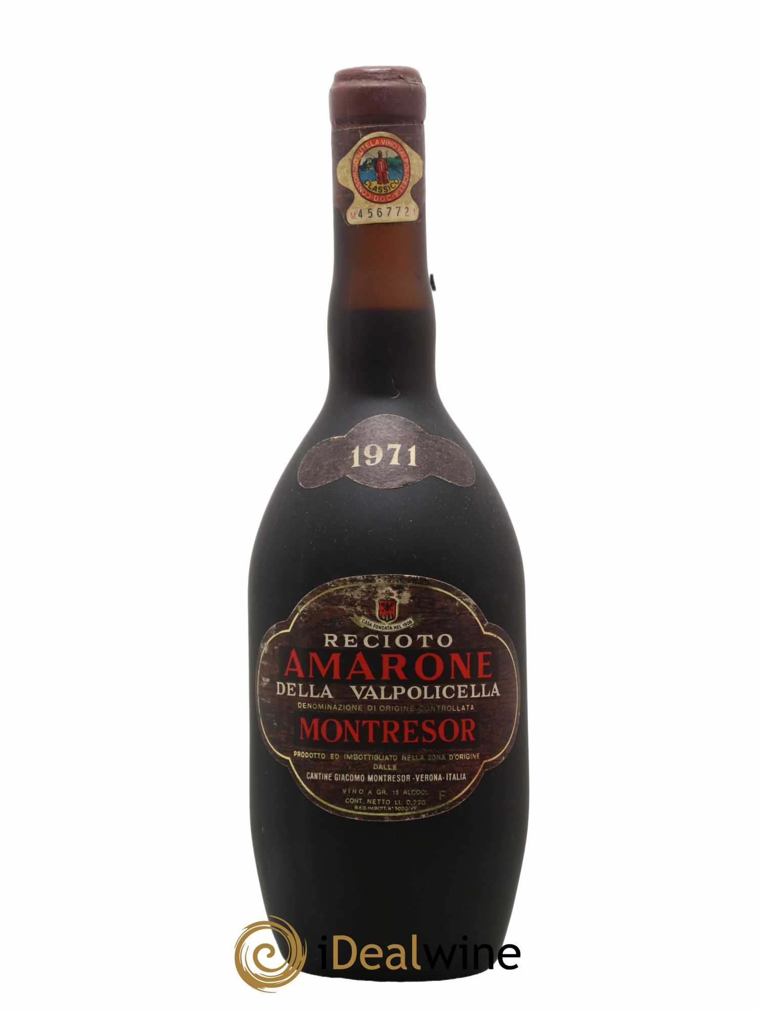 Amarone della Valpolicella DOC Recioto Montresor 1971 - Lot de 1 bouteille - 0