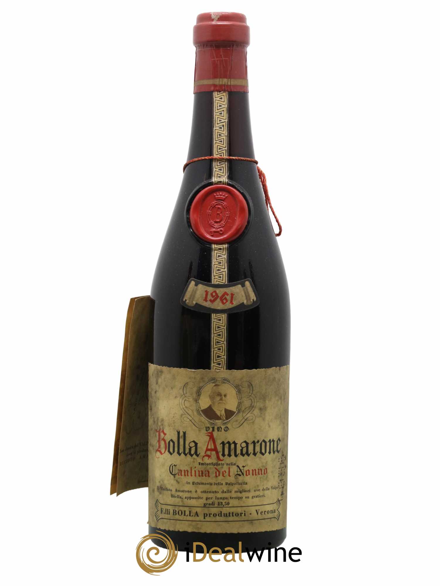 Amarone della Valpolicella DOC Bolla Cantina del Nonno 1961 - Lot de 1 bouteille - 0