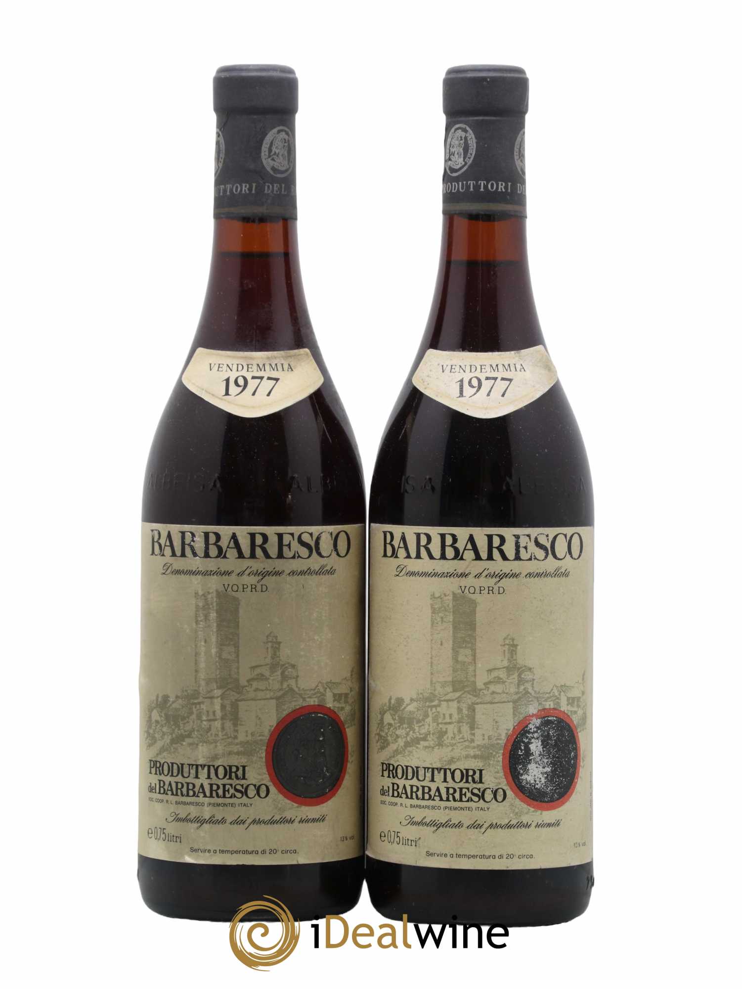 Barbaresco DOCG Produttori del Barbaresco 1977 - Lot de 2 bouteilles - 0
