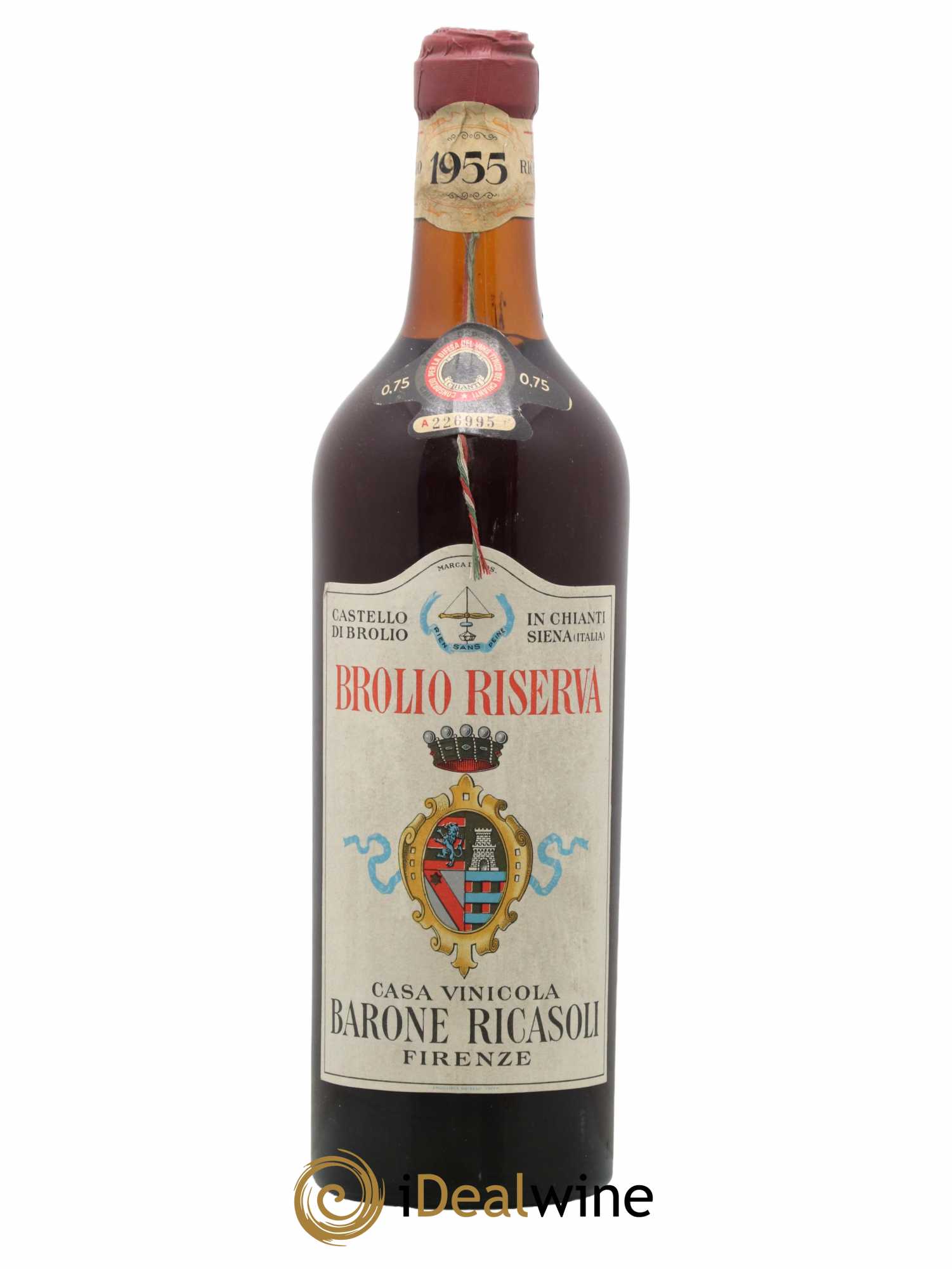 Chianti DOCG Brolio Riserva Ricasoli 1955 - Lot de 1 bouteille - 0
