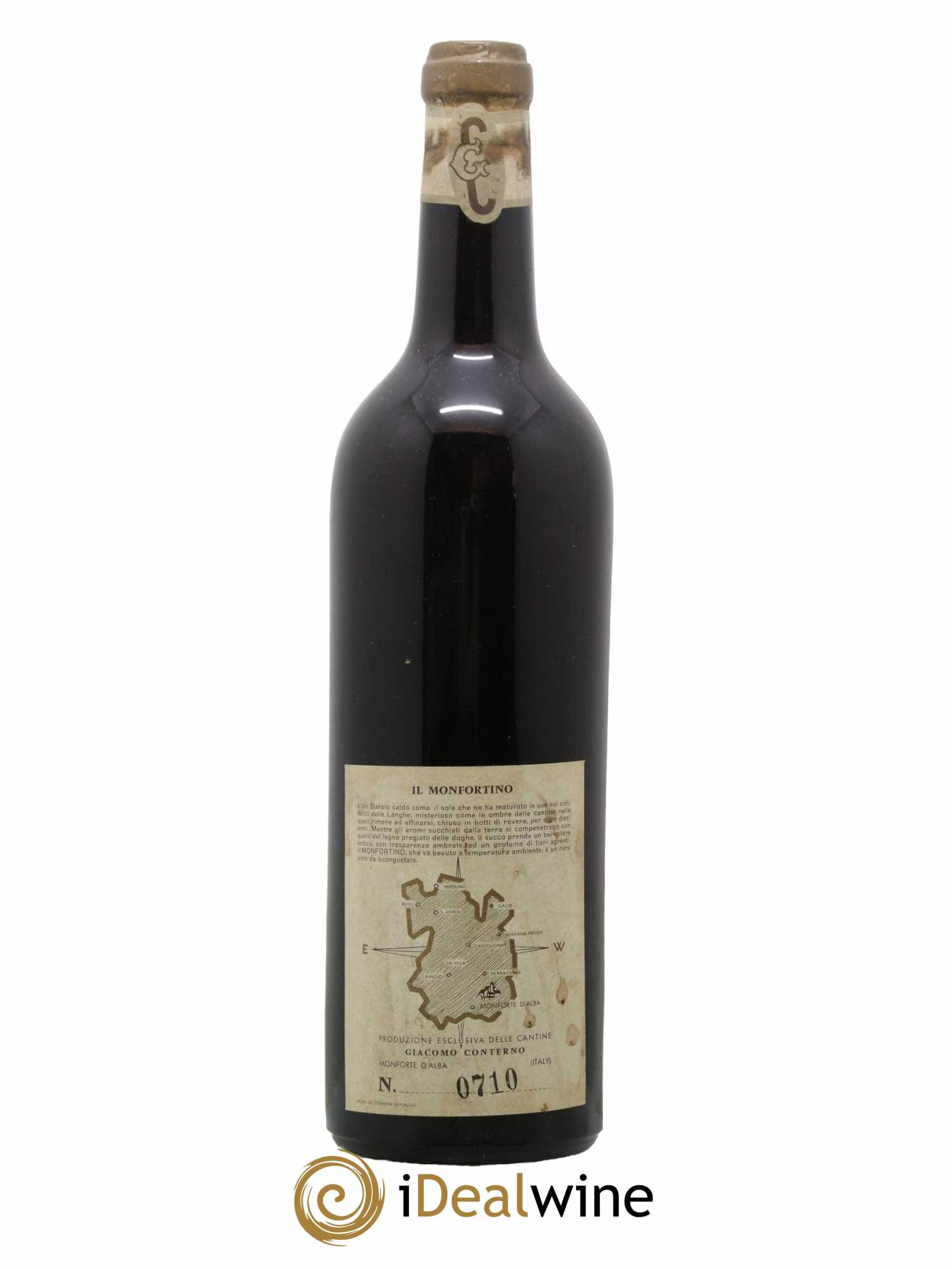 Barolo DOCG Riserva Monfortino Giacomo Conterno 1949 - Lot de 1 bouteille - 1