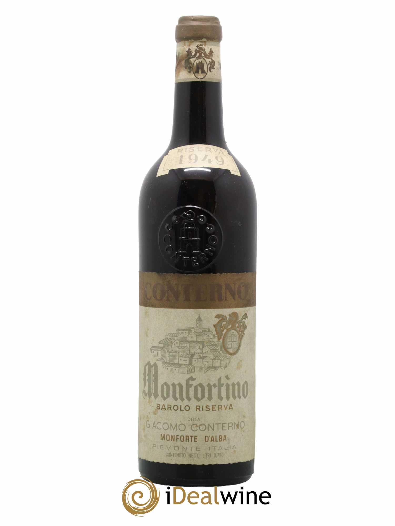 Barolo DOCG Riserva Monfortino Giacomo Conterno 1949 - Lot de 1 bouteille - 0