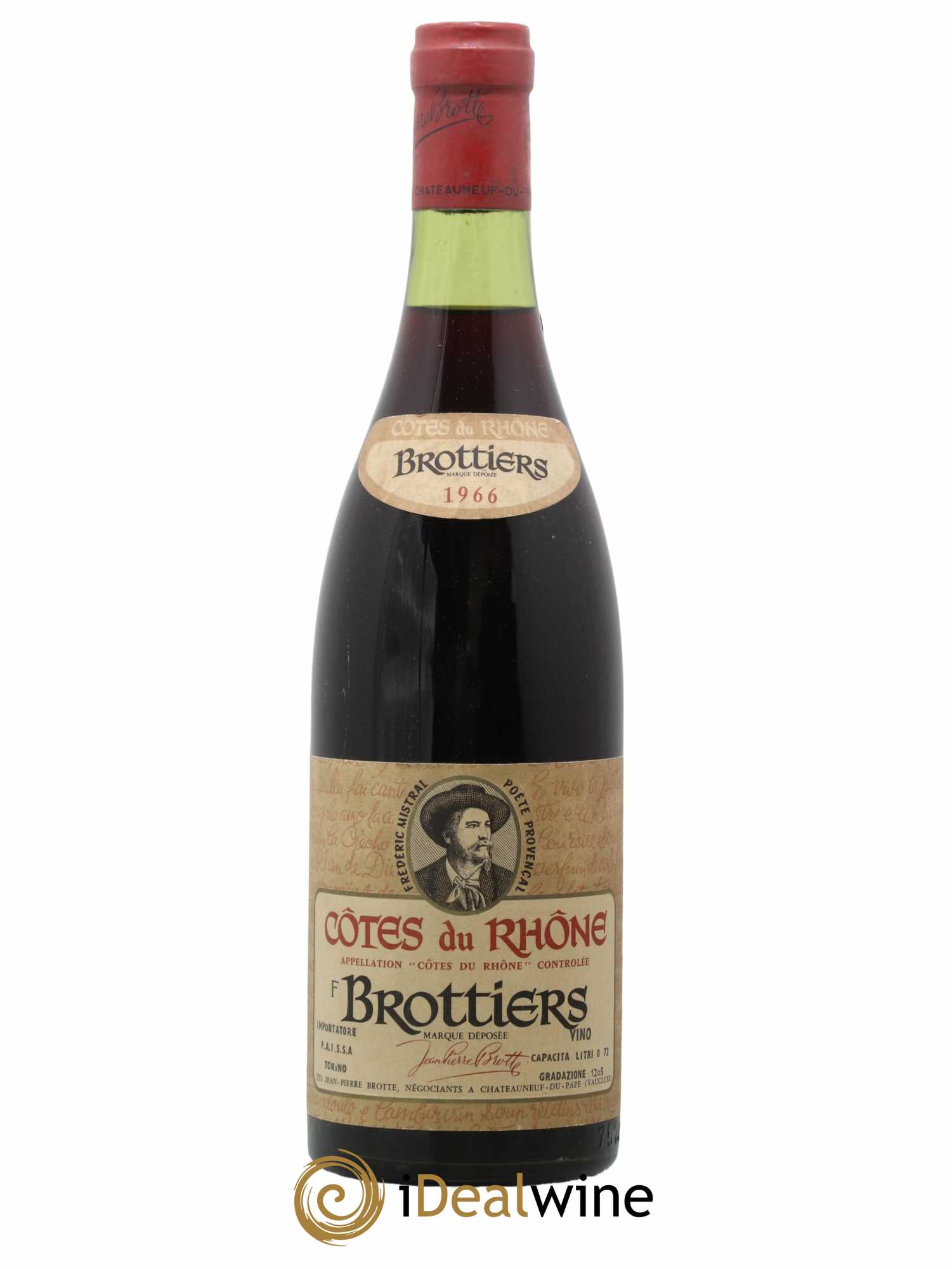 Côtes-du-Rhône Les Brottiers Domaine Brotte 1970 - Lot of 1 bottle - 0
