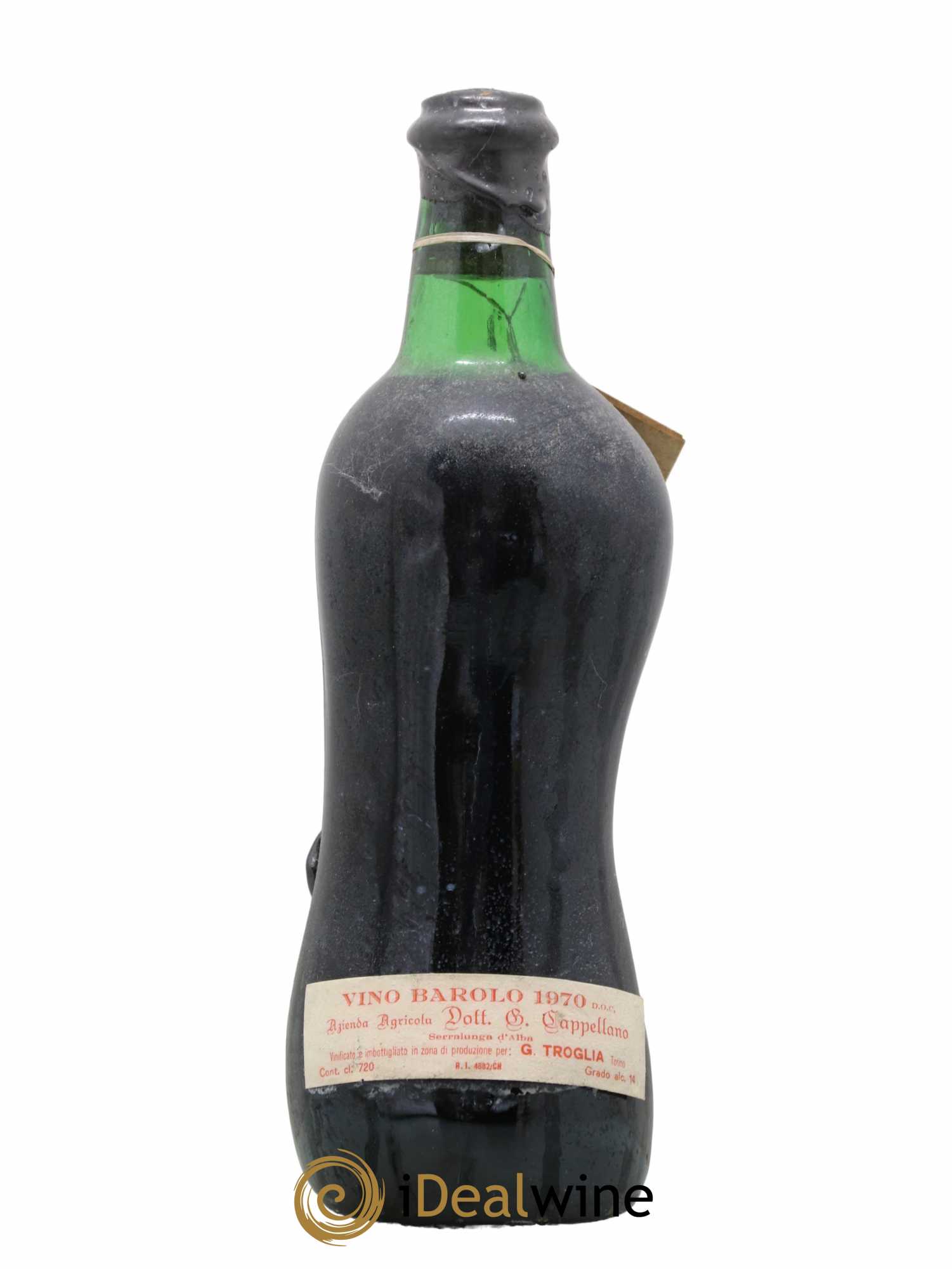 Barolo Cappellano Troglia 1970 - Lot de 1 bouteille - 1