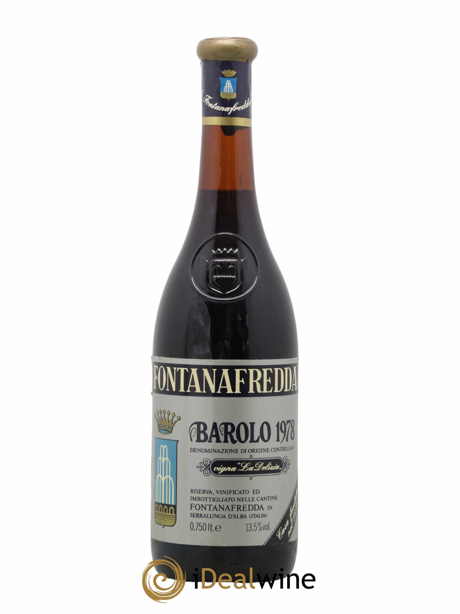 Barolo Vigna la Delizia Fontanafredda 1978 - Lot de 1 bouteille - 0