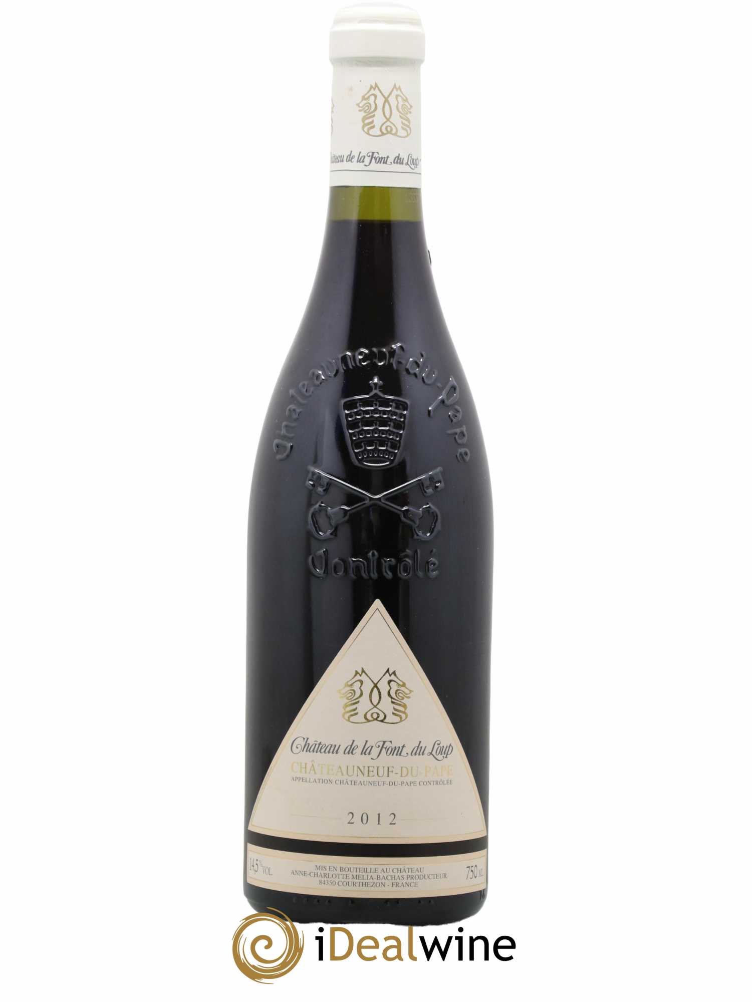 Châteauneuf-du-Pape Château de la Font du Loup 2012 - Lot de 1 bouteille - 0