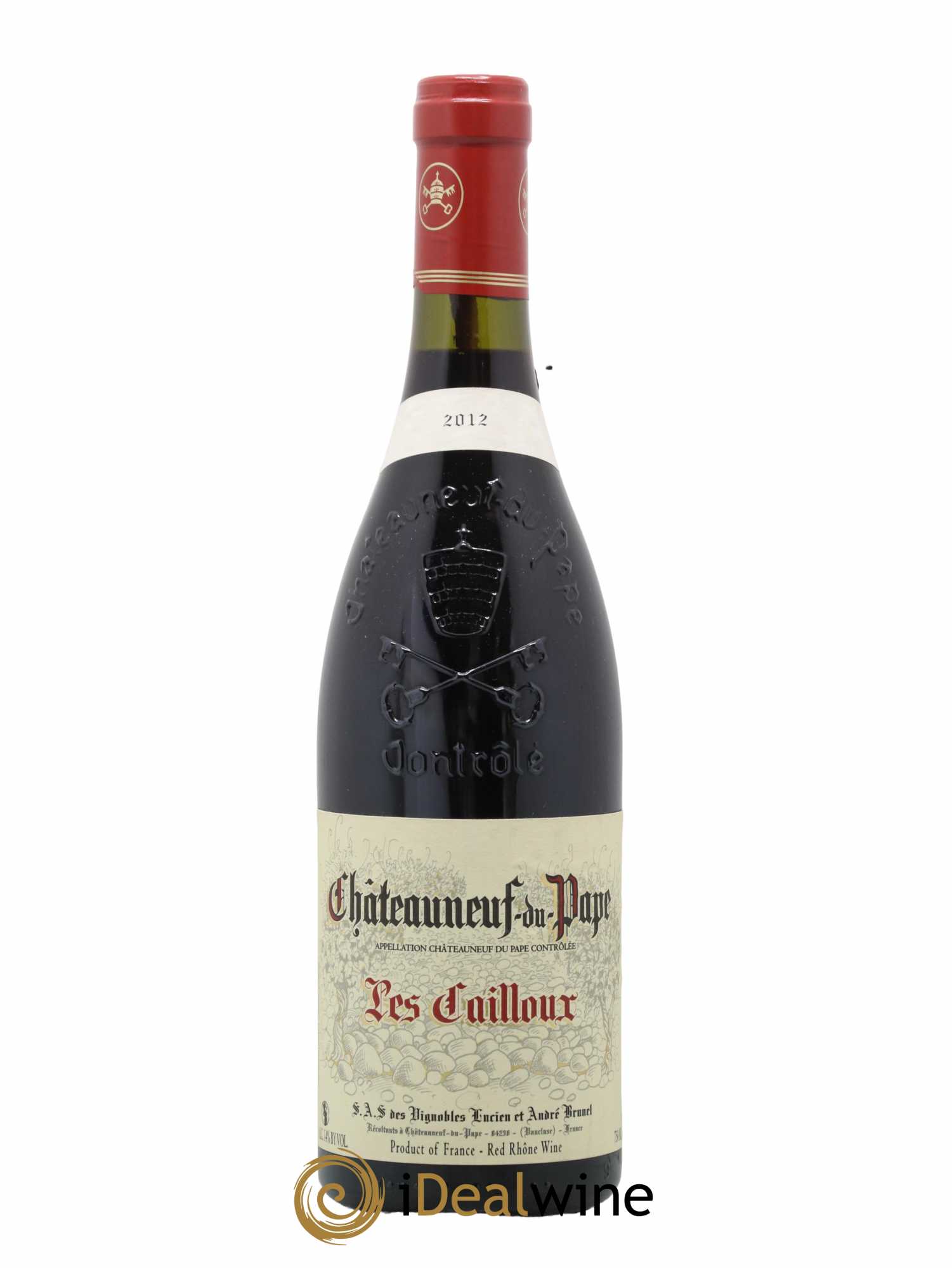 Châteauneuf-du-Pape Les Cailloux André Brunel 2012 - Lot de 1 bouteille - 0