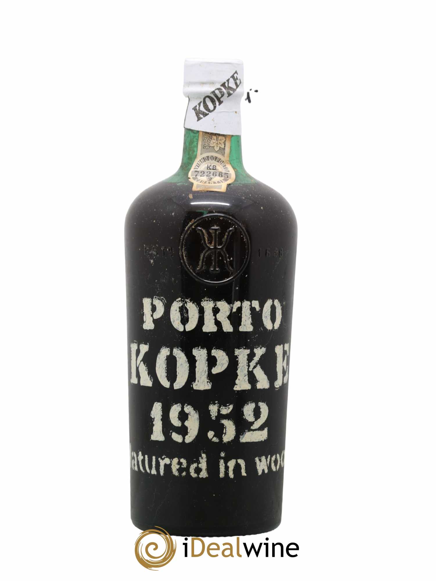 Porto Vintage Kopke 1952 - Lot de 1 bouteille - 0
