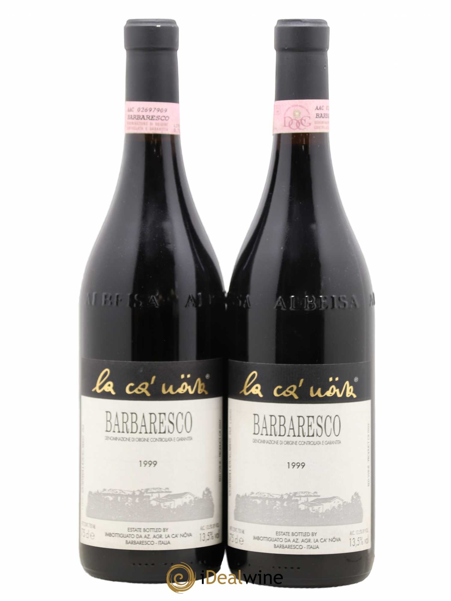 Barbaresco DOCG La Ca' Nova 1999 - Lot de 2 bouteilles - 0