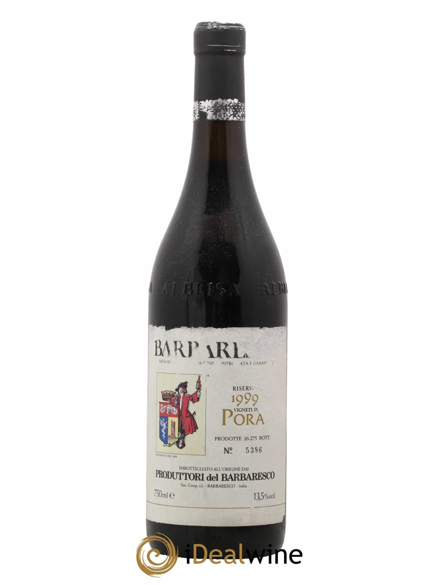 Barbaresco DOCG Riserva Pora Produttori del Barbaresco 1999 - Lot de 1 bouteille - 0