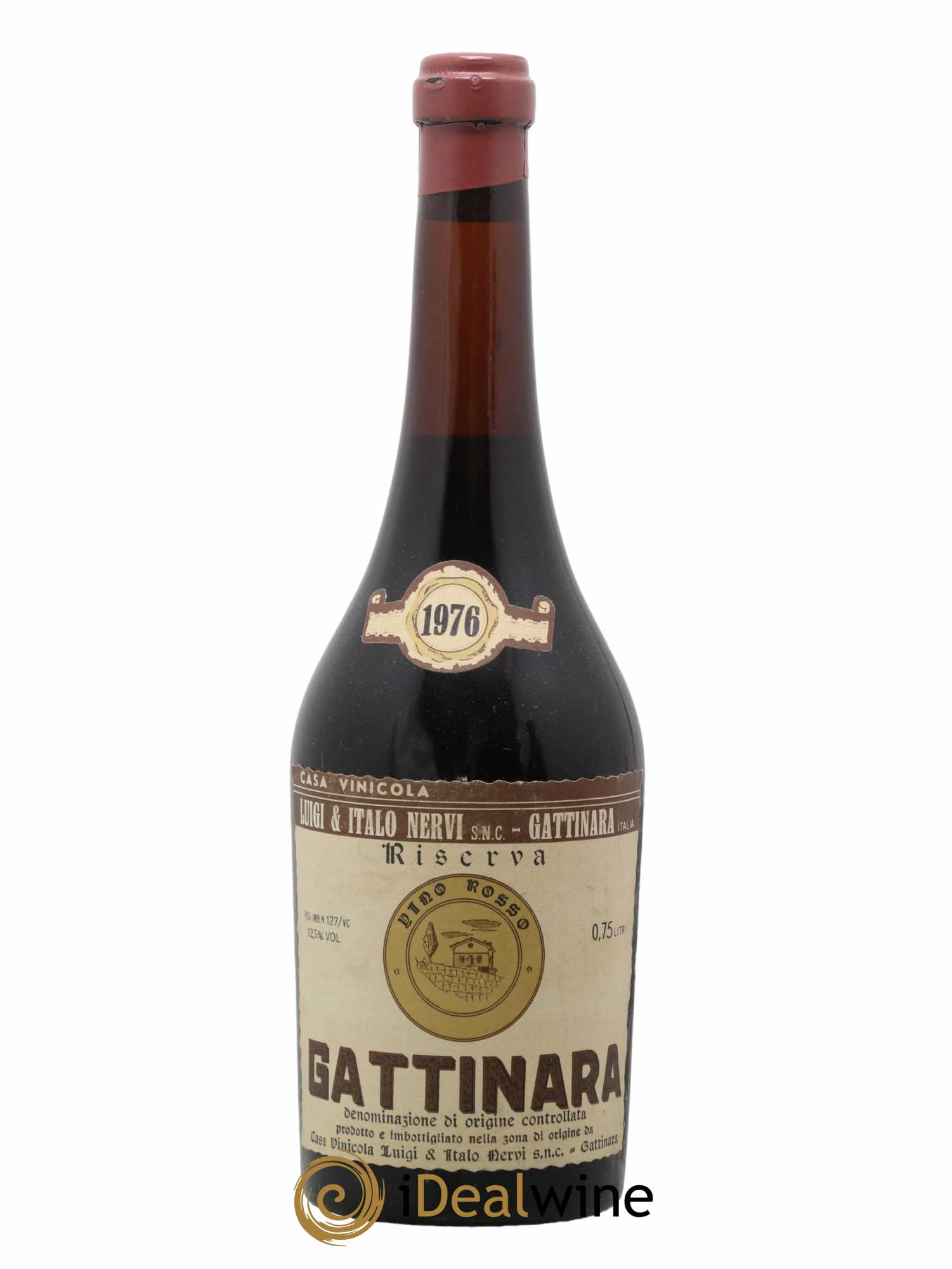 Gattinara DOCG Riserva Luigi Nervi 1976 - Lot de 1 bouteille - 0