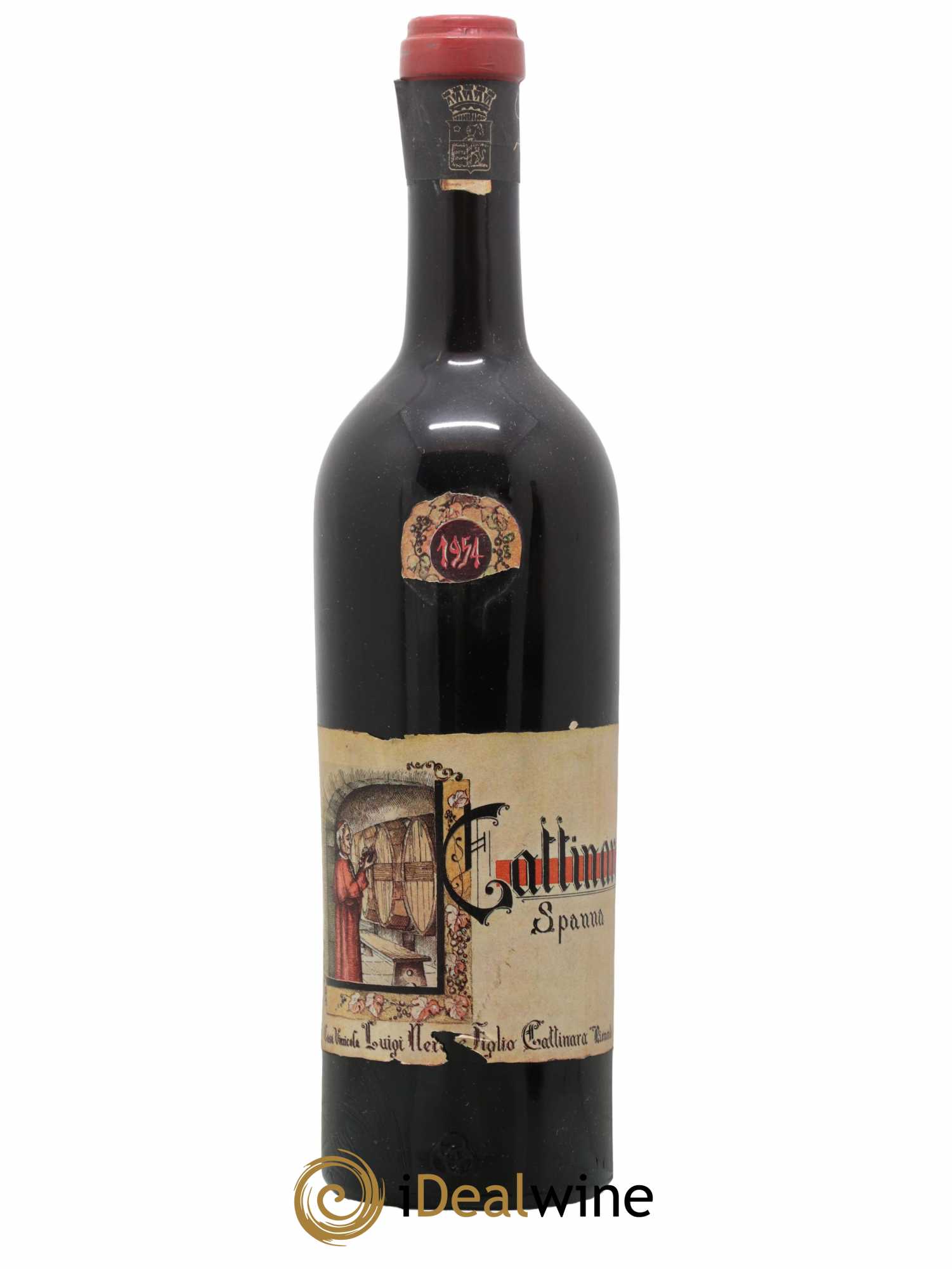 Gattinara DOCG Spanna Luigi Nervi 1954 - Lot de 1 bouteille - 0
