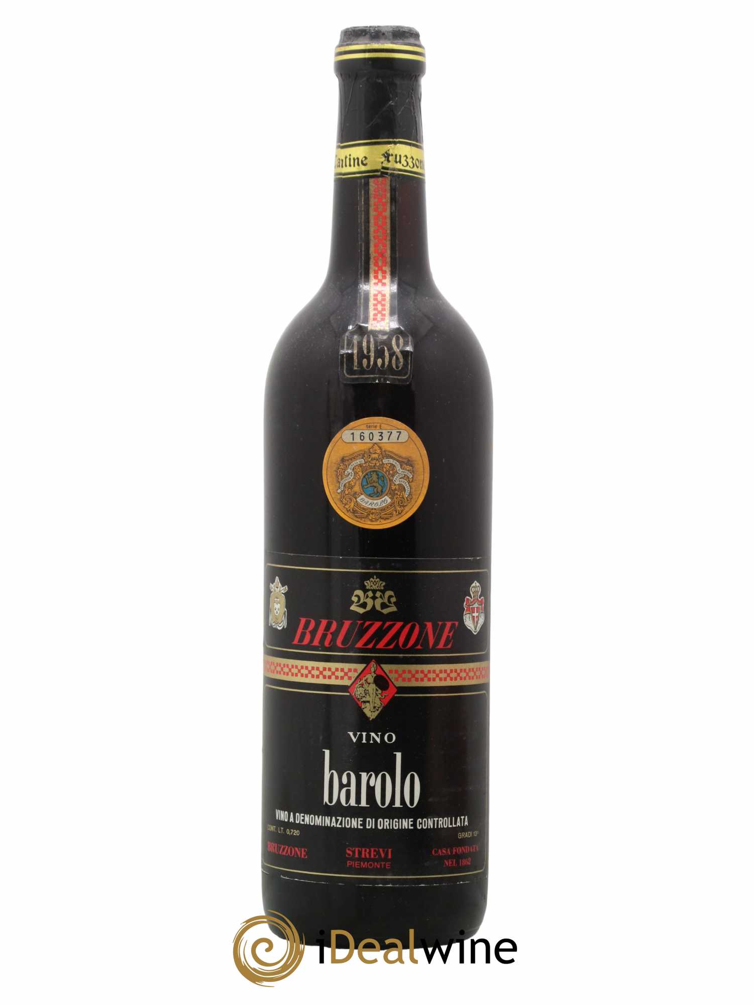 Barolo Bruzzone 1958 - Lot de 1 bouteille - 0