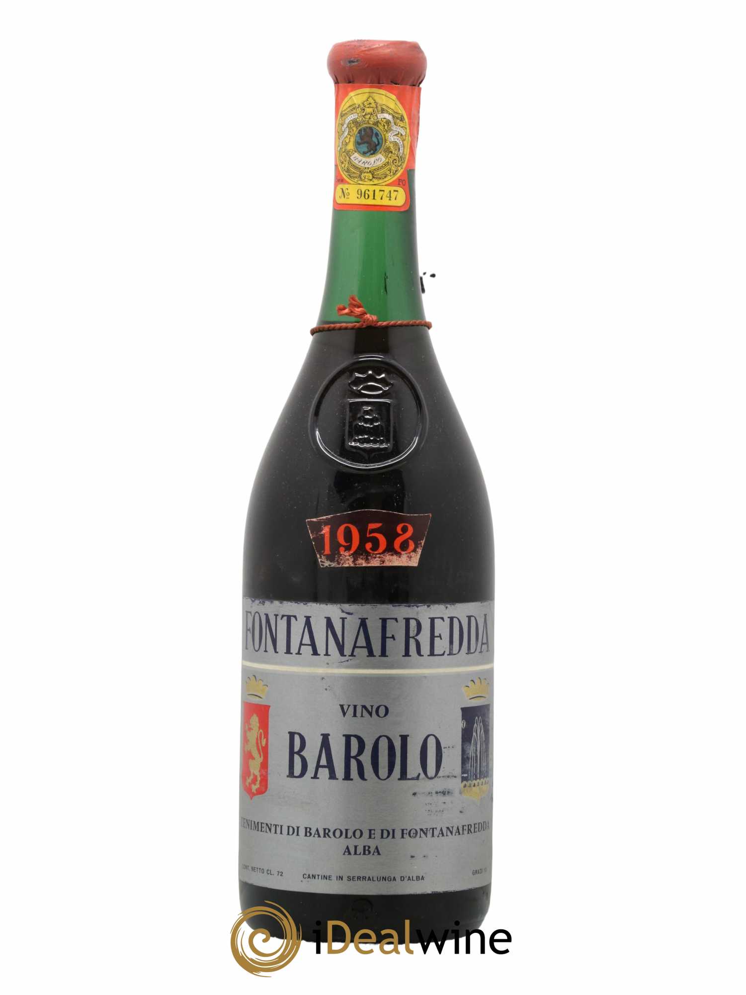 Barolo Fontanafredda 1958 - Lot de 1 bouteille - 0