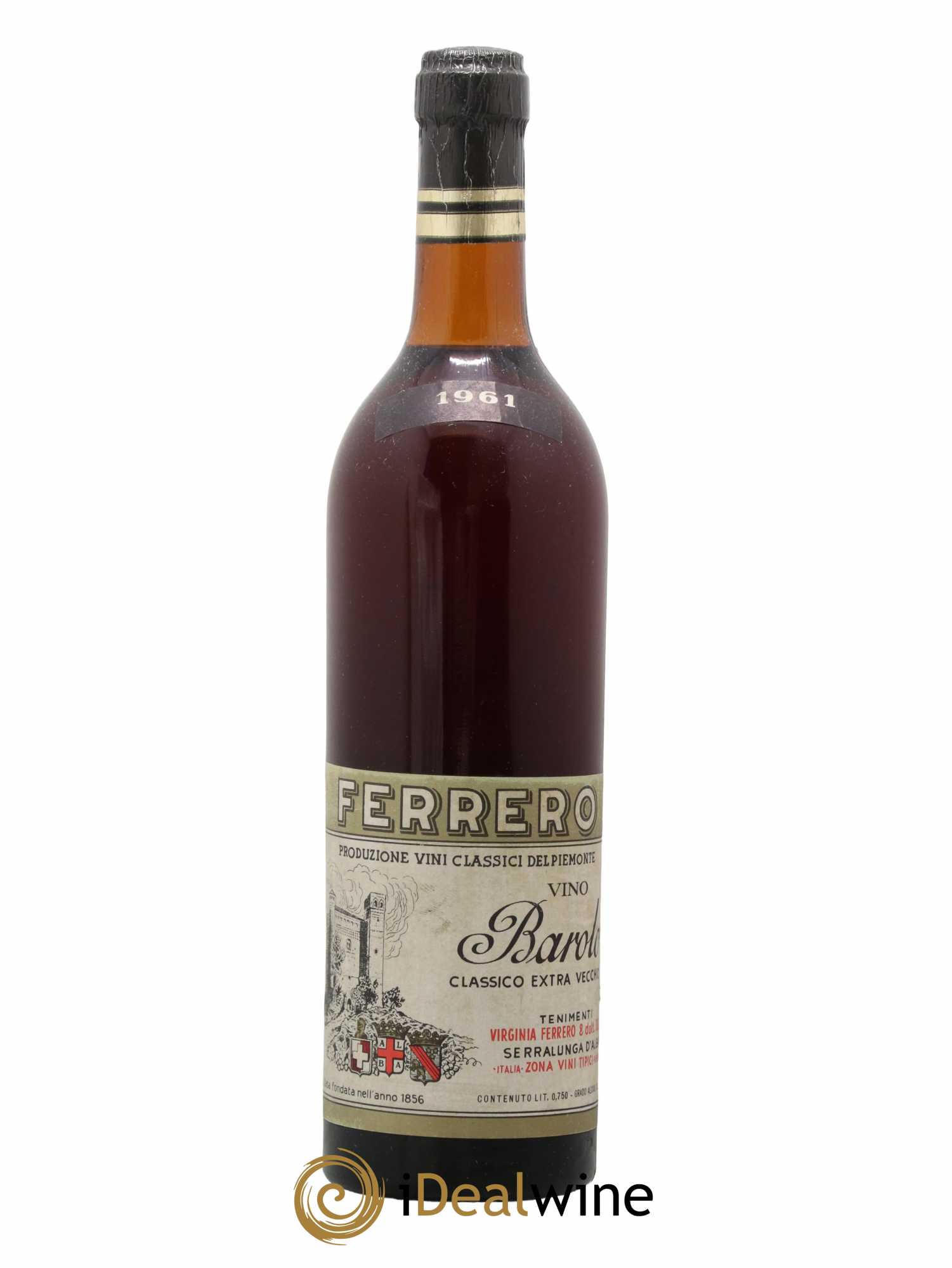 Barolo Classico Extra Vecchio Ferrero 1961 - Lot de 1 bouteille - 0