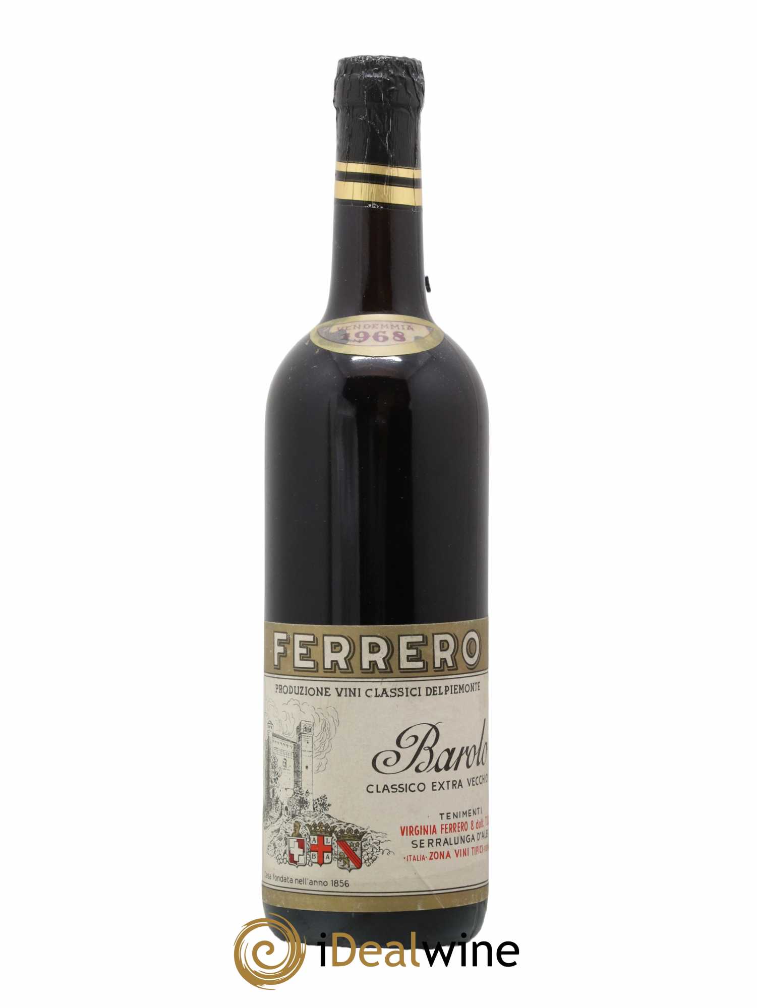 Barolo Classico Extra Vecchio Ferrero 1968 - Lot de 1 bouteille - 0