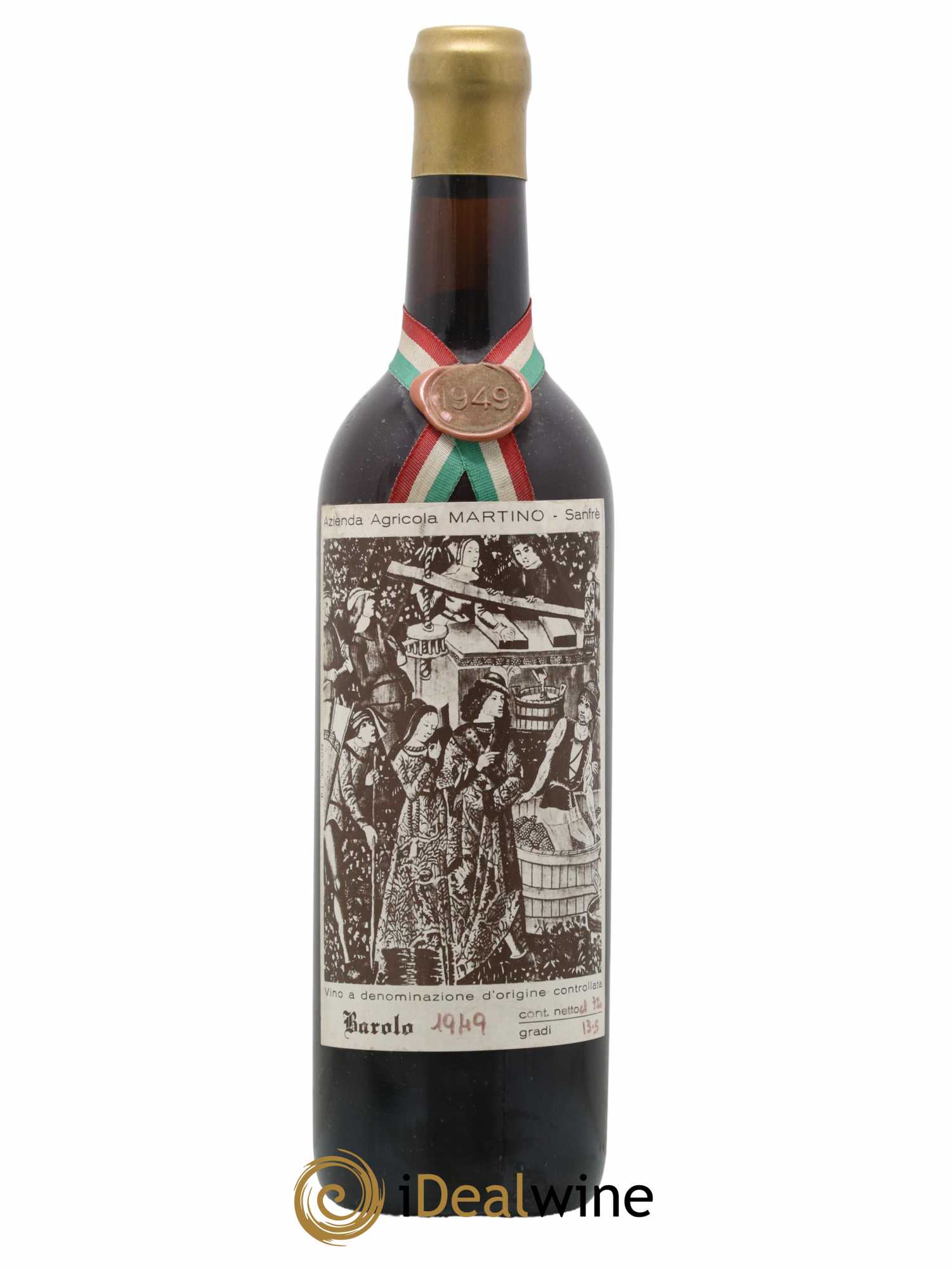 Barolo Martino 1949 - Lot de 1 bouteille - 0