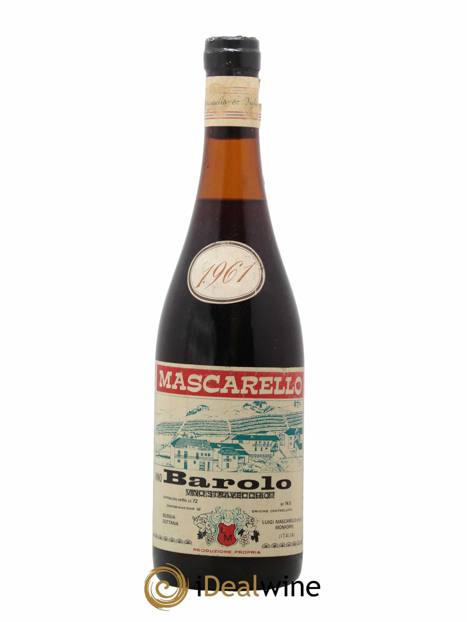 Barolo Bussia Sottana Luigi Mascarello 1961 - Lot de 1 bouteille - 0