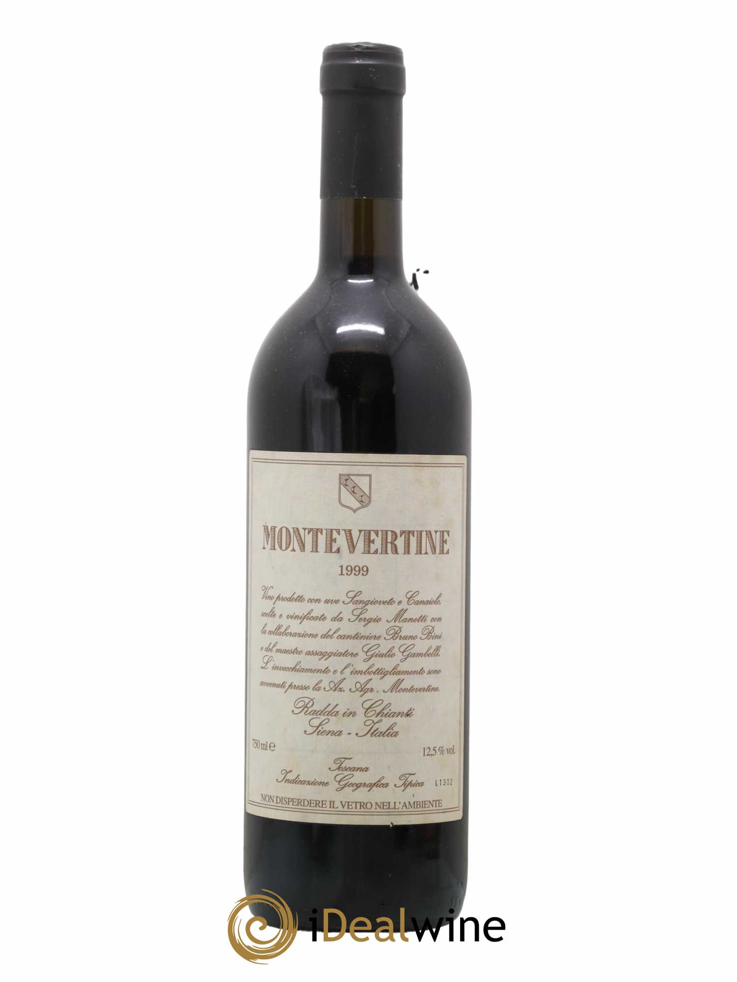 Toscana IGT Montevertine Famille Manetti 1999 - Lot de 1 bouteille - 0