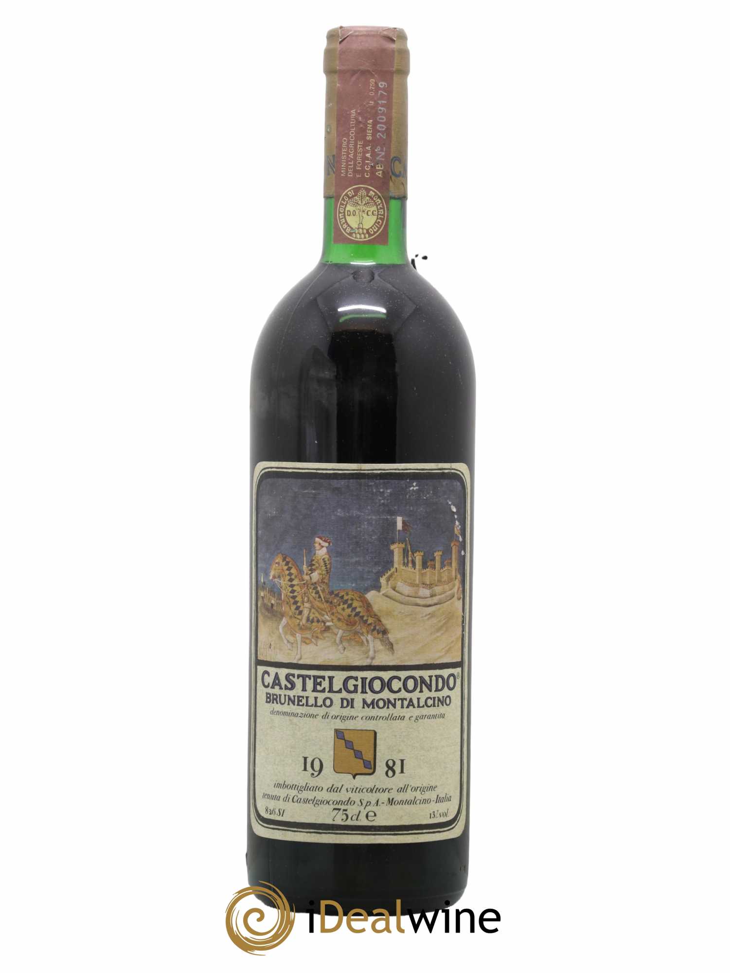 Brunello di Montalcino Castelgiocondo Frescobaldi 1981 - Lot de 1 bouteille - 0