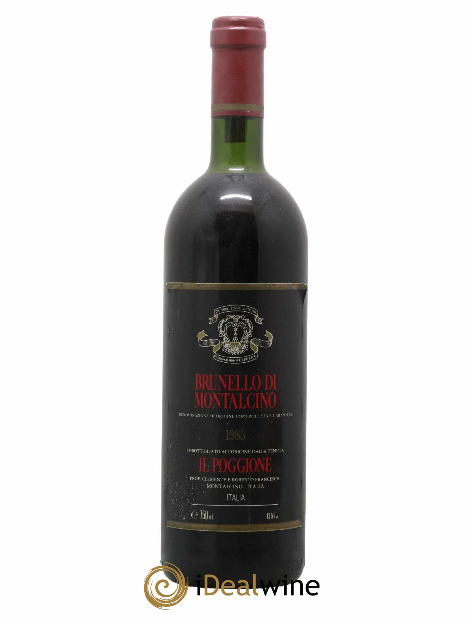 Brunello di Montalcino DOCG Il Poggione Lavinio Franceschi 1985 - Lot de 1 bouteille - 0