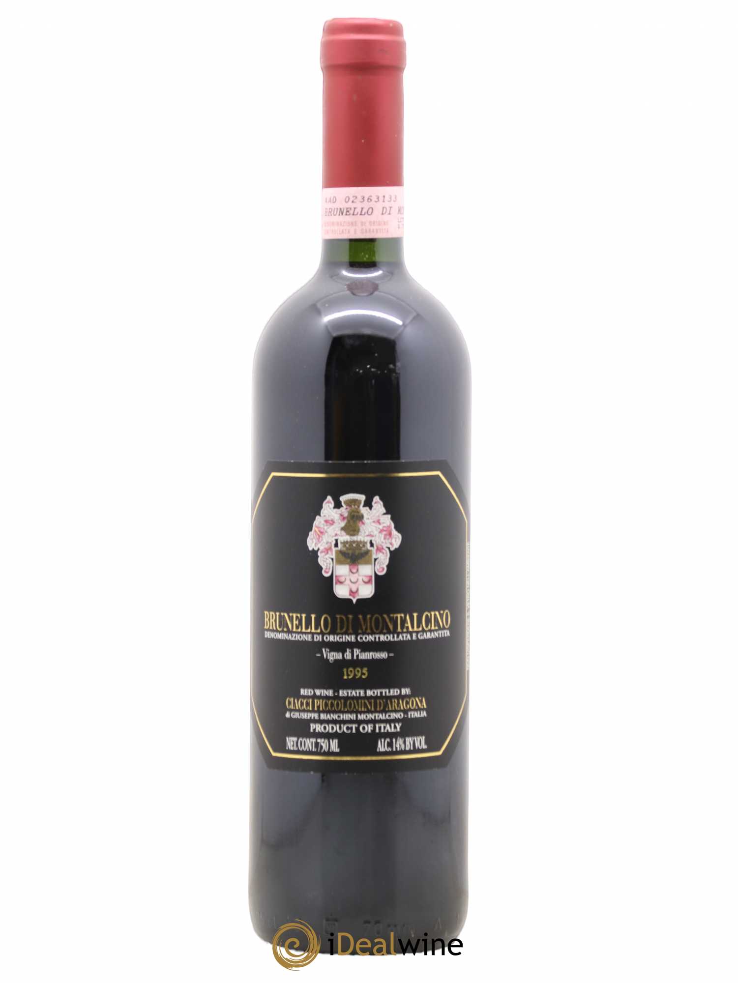 Brunello di Montalcino Pianrosso Ciacci Piccolomini 1995 - Posten von 1 Flasche - 0
