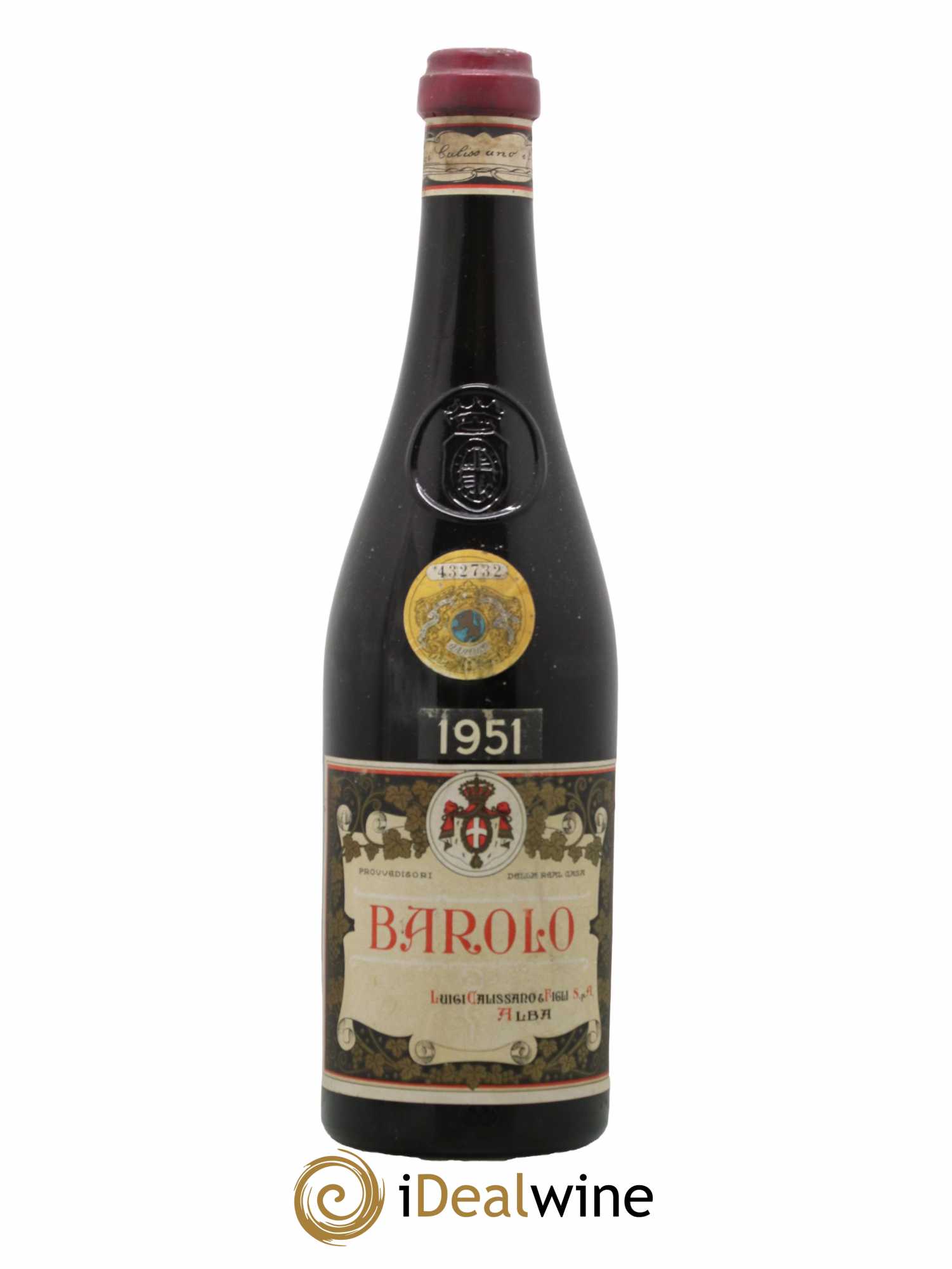 Barolo Luigi Calissano 1951 - Lot de 1 bouteille - 0