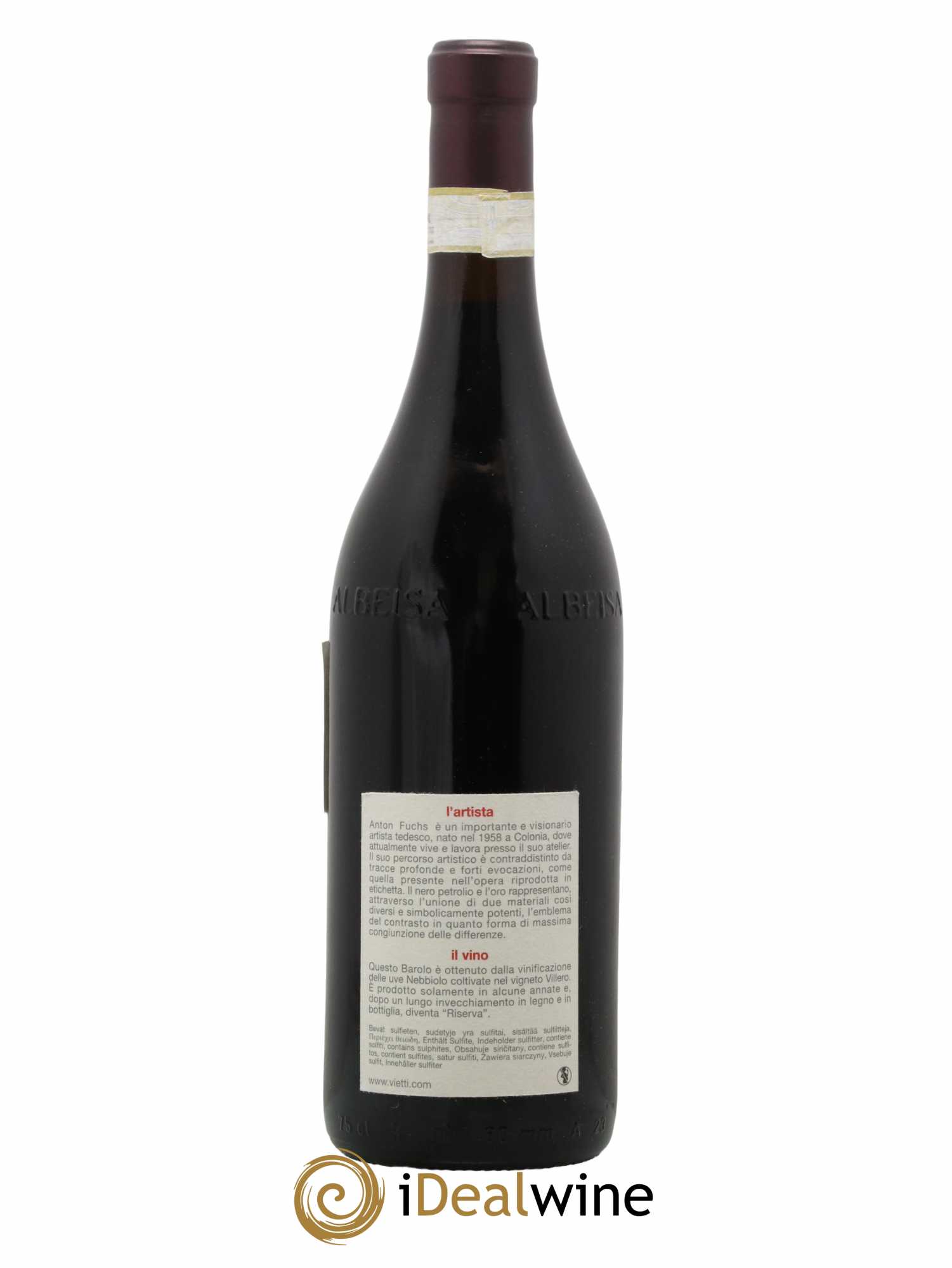 Barolo DOCG Riserva Villero Vietti 2009 - Lot de 1 bouteille - 1