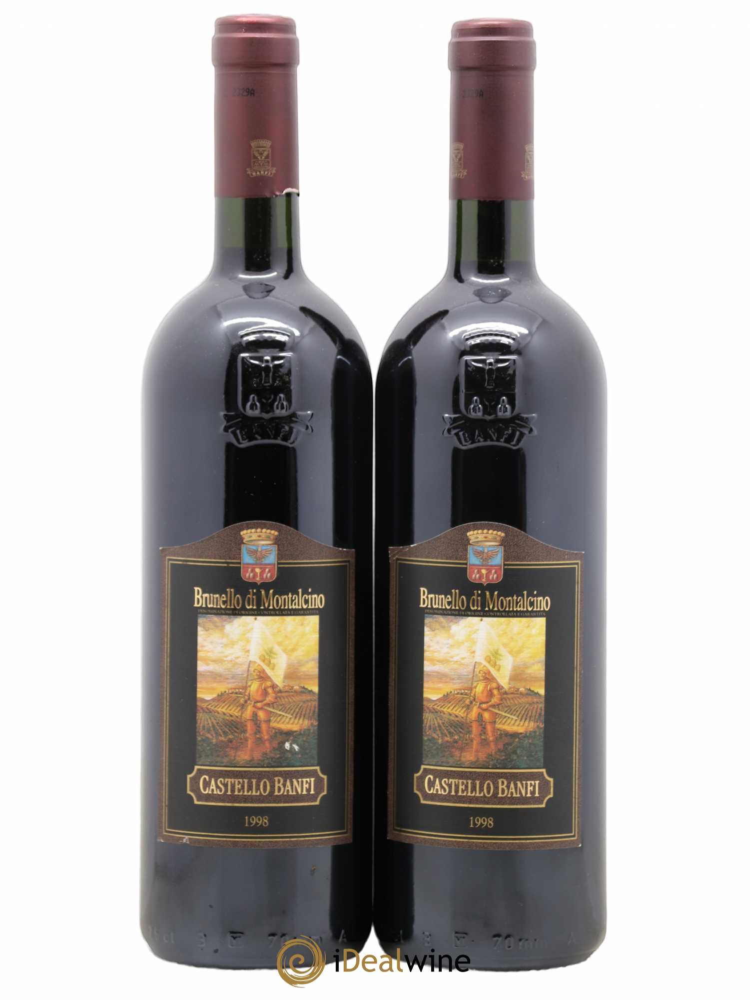 Brunello di Montalcino Banfi 1998 - Lot de 2 bouteilles - 0